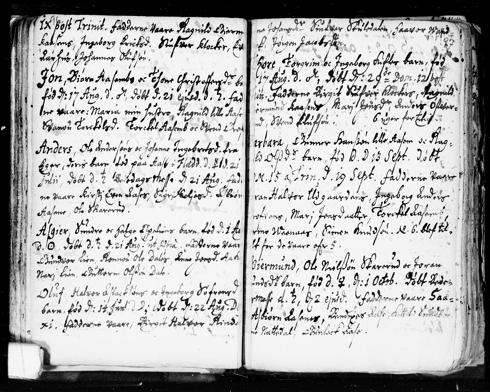 Seljord kirkebøker, AV/SAKO-A-20/F/Fa/L0002: Parish register (official) no. I 2, 1689-1713, p. 96-97