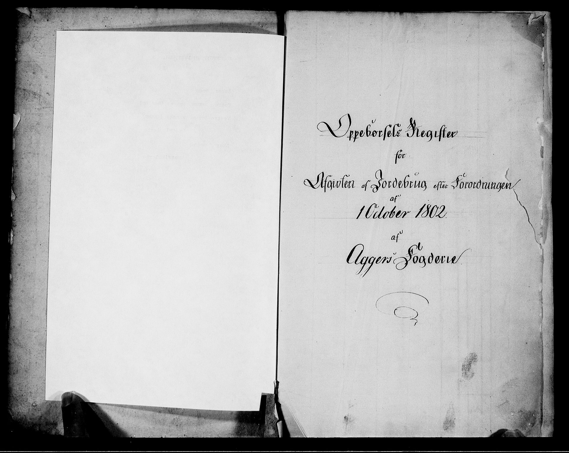 Rentekammeret inntil 1814, Realistisk ordnet avdeling, RA/EA-4070/N/Ne/Nea/L0012: Aker fogderi. Oppebørselsregister, 1803-1804, p. 2