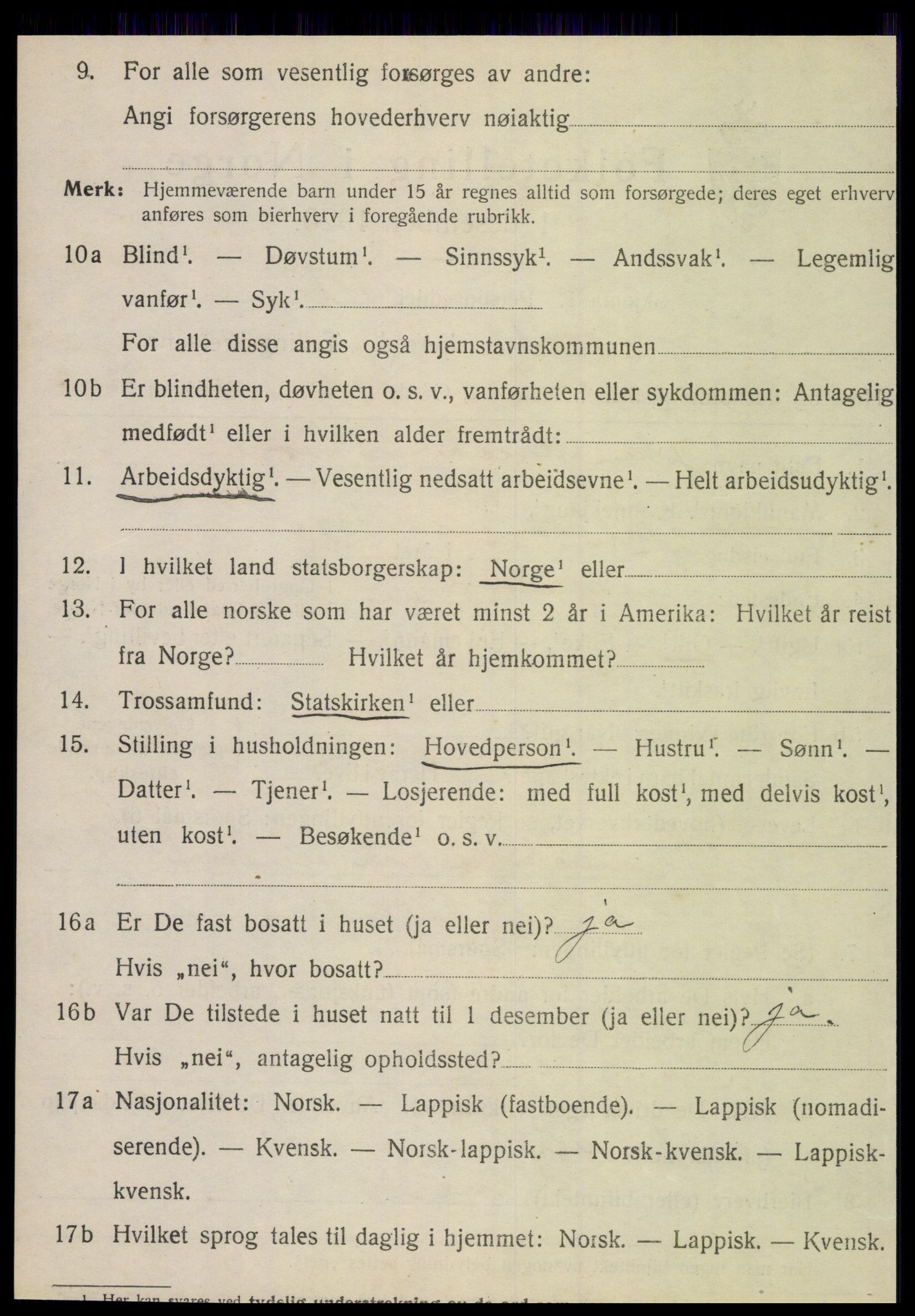 SAT, 1920 census for Herøy, 1920, p. 4985