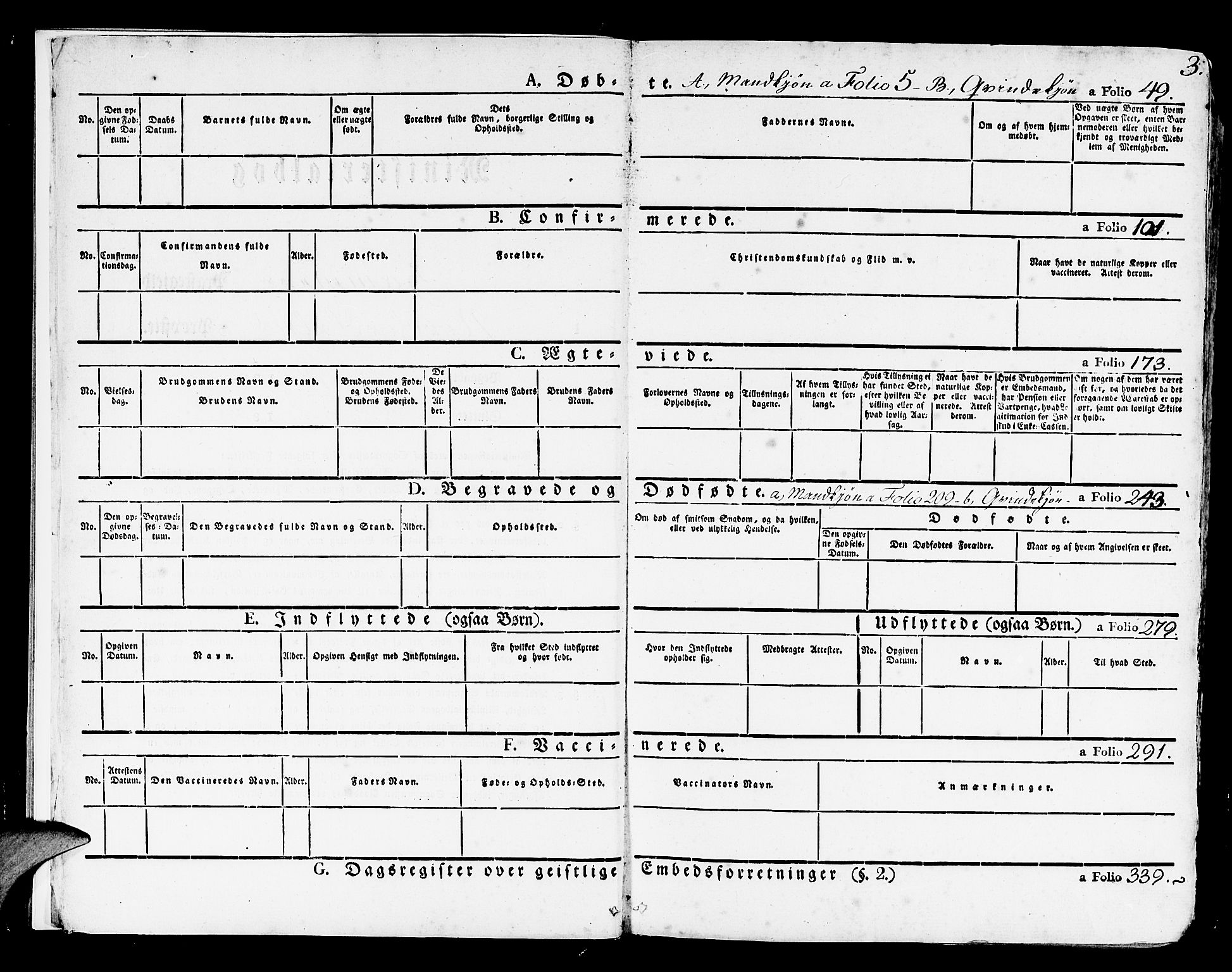 Hamre sokneprestembete, AV/SAB-A-75501/H/Ha/Haa/Haaa/L0011: Parish register (official) no. A 11, 1826-1834, p. 3