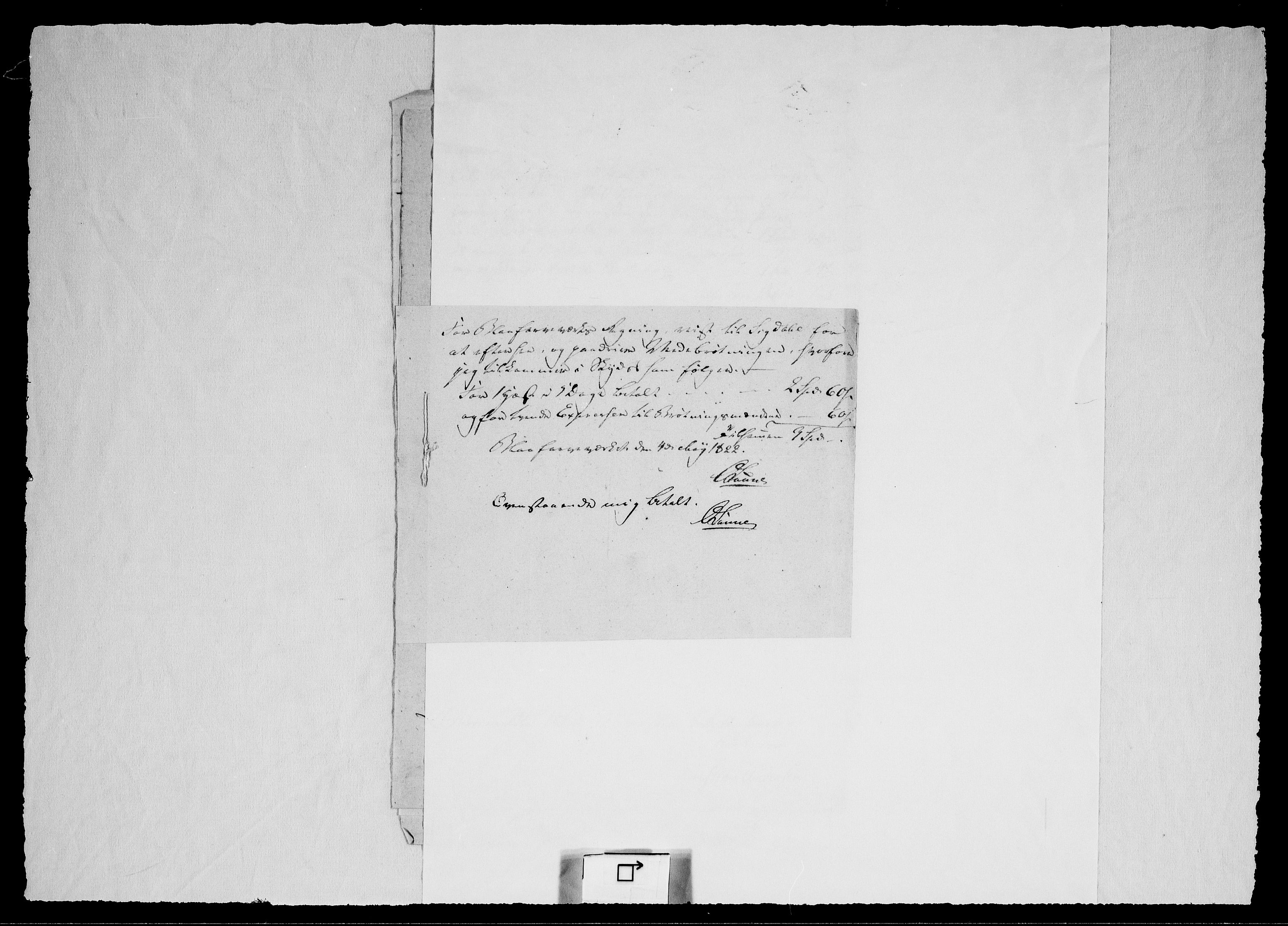 Modums Blaafarveværk, RA/PA-0157/G/Gd/Gdd/L0250/0003: -- / Fortegnelse over den brenneved som behøves, 1822-1848, p. 3