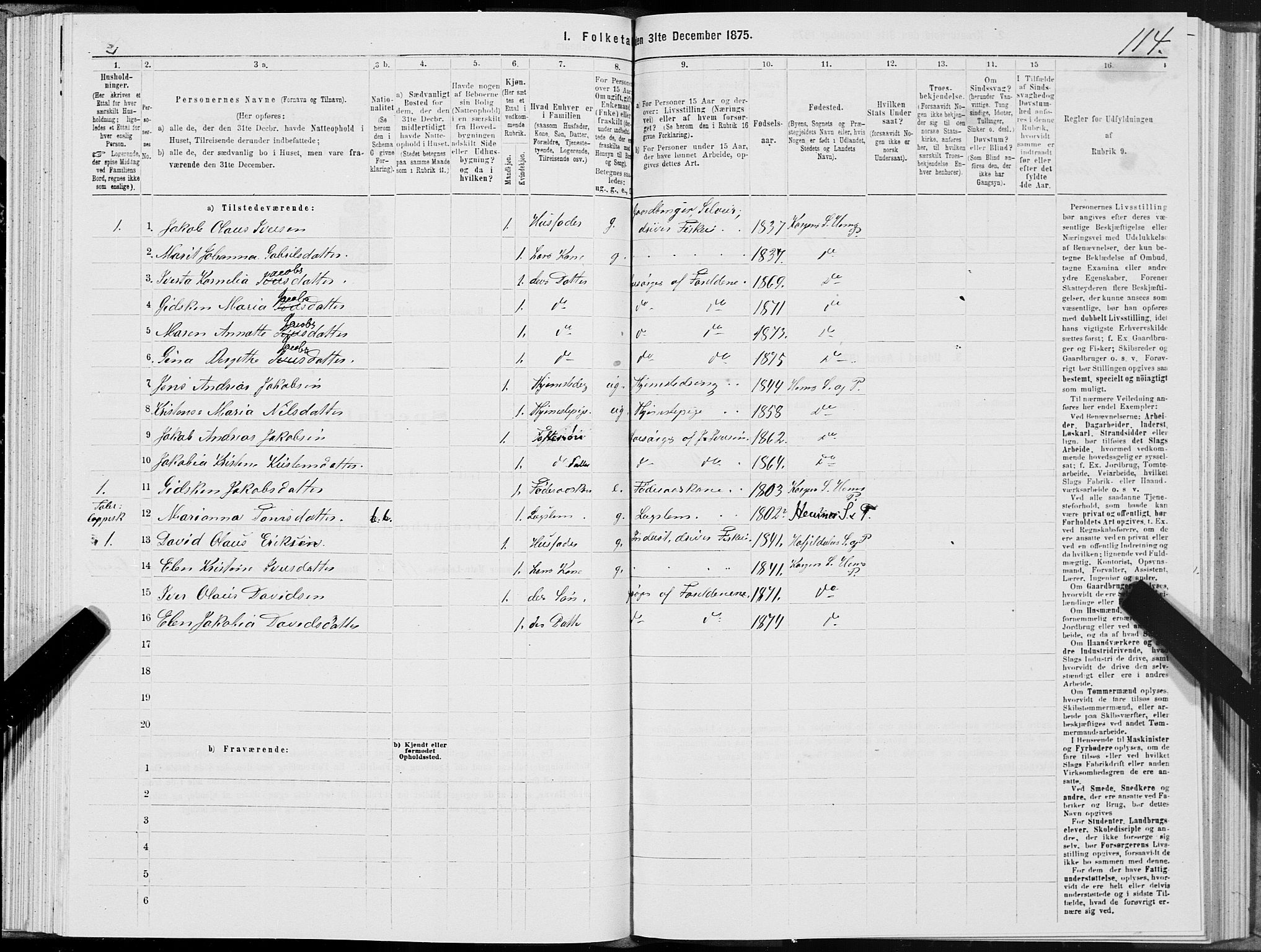 SAT, 1875 census for 1832P Hemnes, 1875, p. 4114