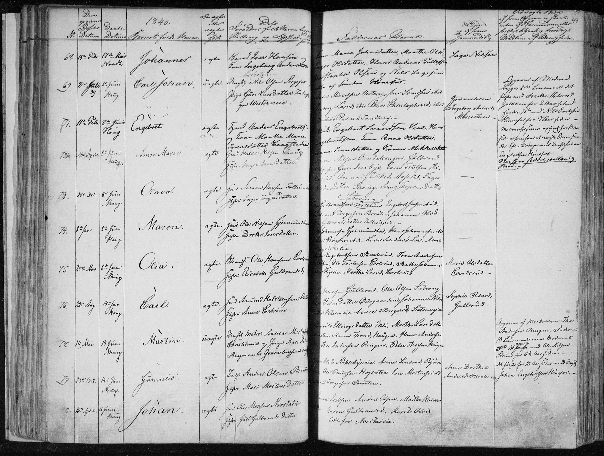 Norderhov kirkebøker, SAKO/A-237/F/Fa/L0010: Parish register (official) no. 10, 1837-1847, p. 49