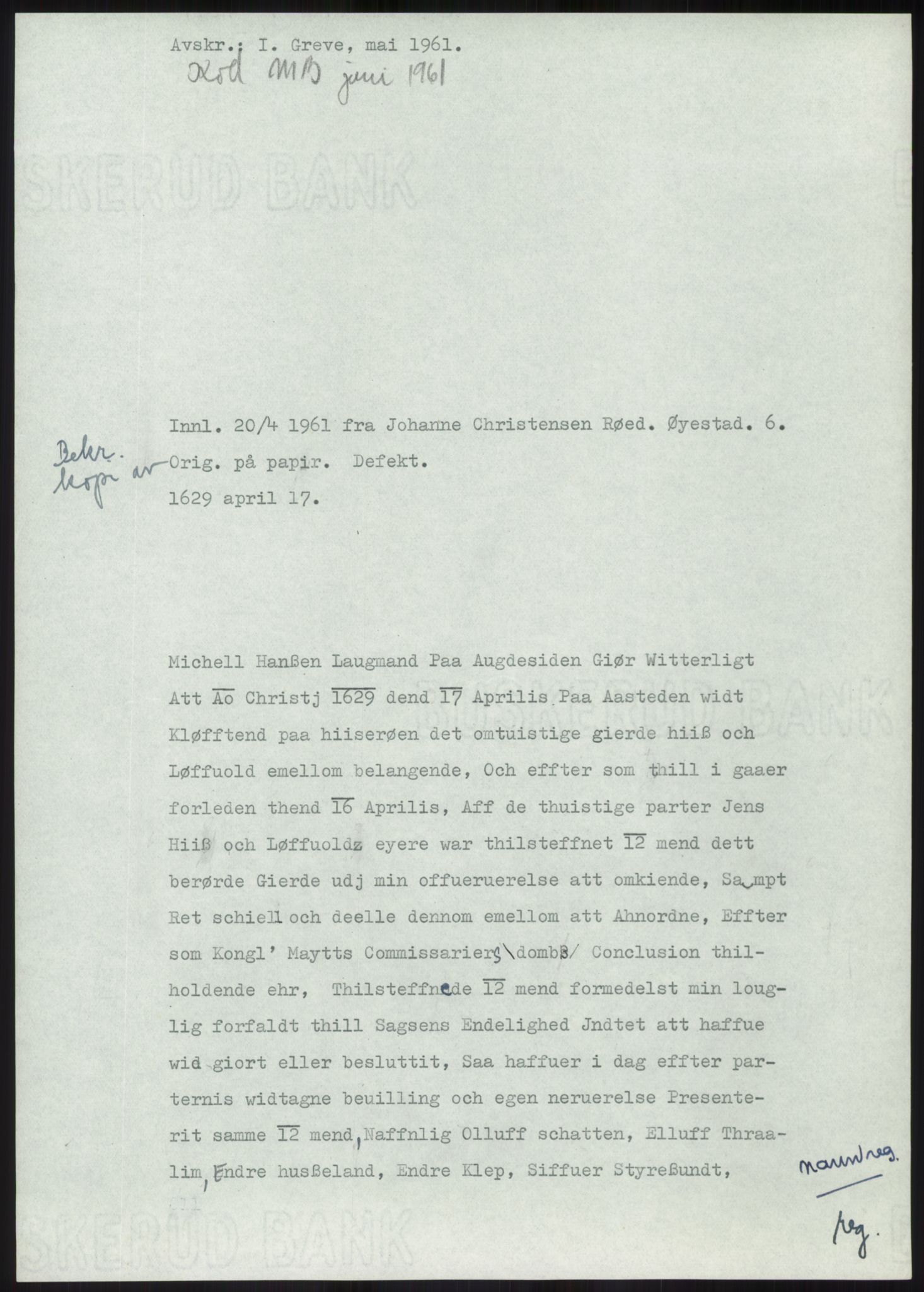 Samlinger til kildeutgivelse, Diplomavskriftsamlingen, AV/RA-EA-4053/H/Ha, p. 1803