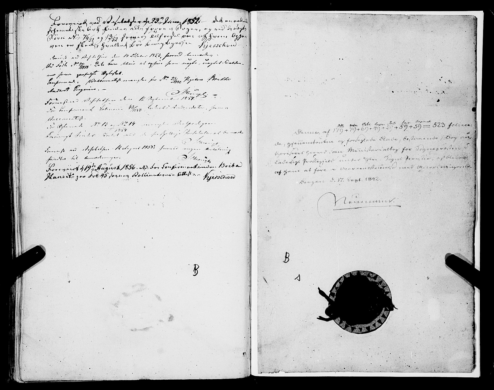 Lavik sokneprestembete, AV/SAB-A-80901: Parish register (official) no. A 3, 1843-1863, p. 54