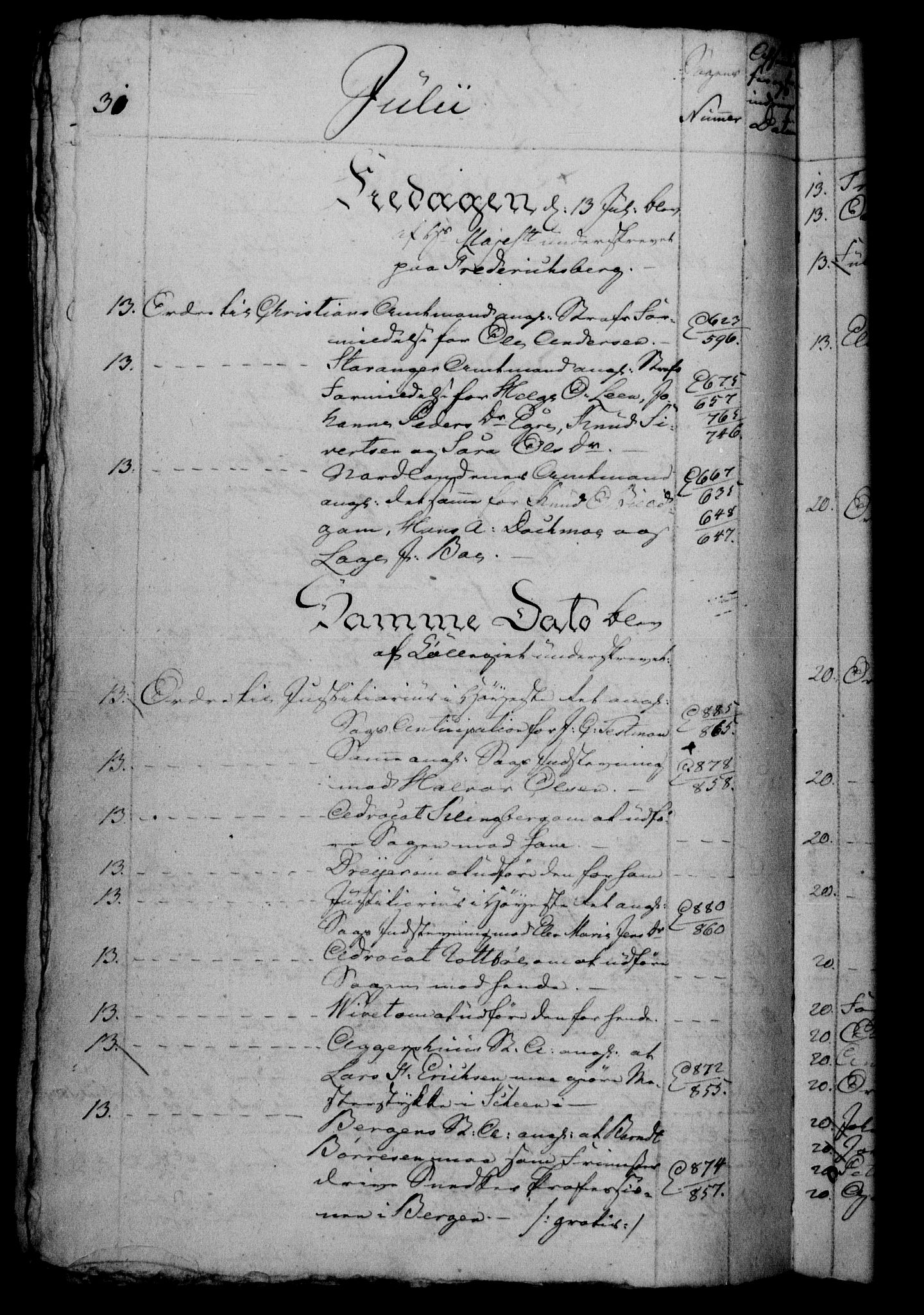 Danske Kanselli 1800-1814, RA/EA-3024/H/Hf/Hfb/Hfbc/L0005: Underskrivelsesbok m. register, 1804, p. 31
