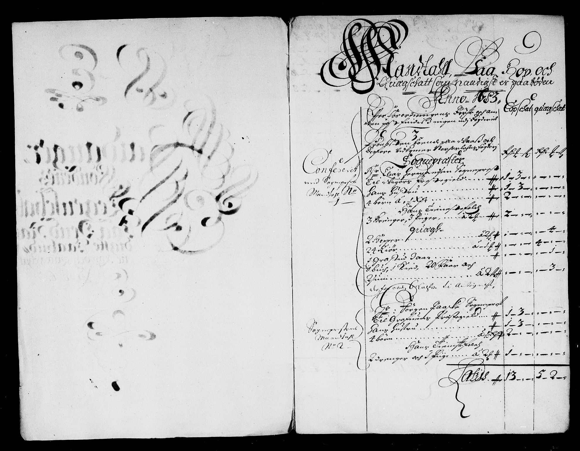Rentekammeret inntil 1814, Reviderte regnskaper, Stiftamtstueregnskaper, Bergen stiftamt, AV/RA-EA-6043/R/Rc/L0070: Bergen stiftamt, 1683