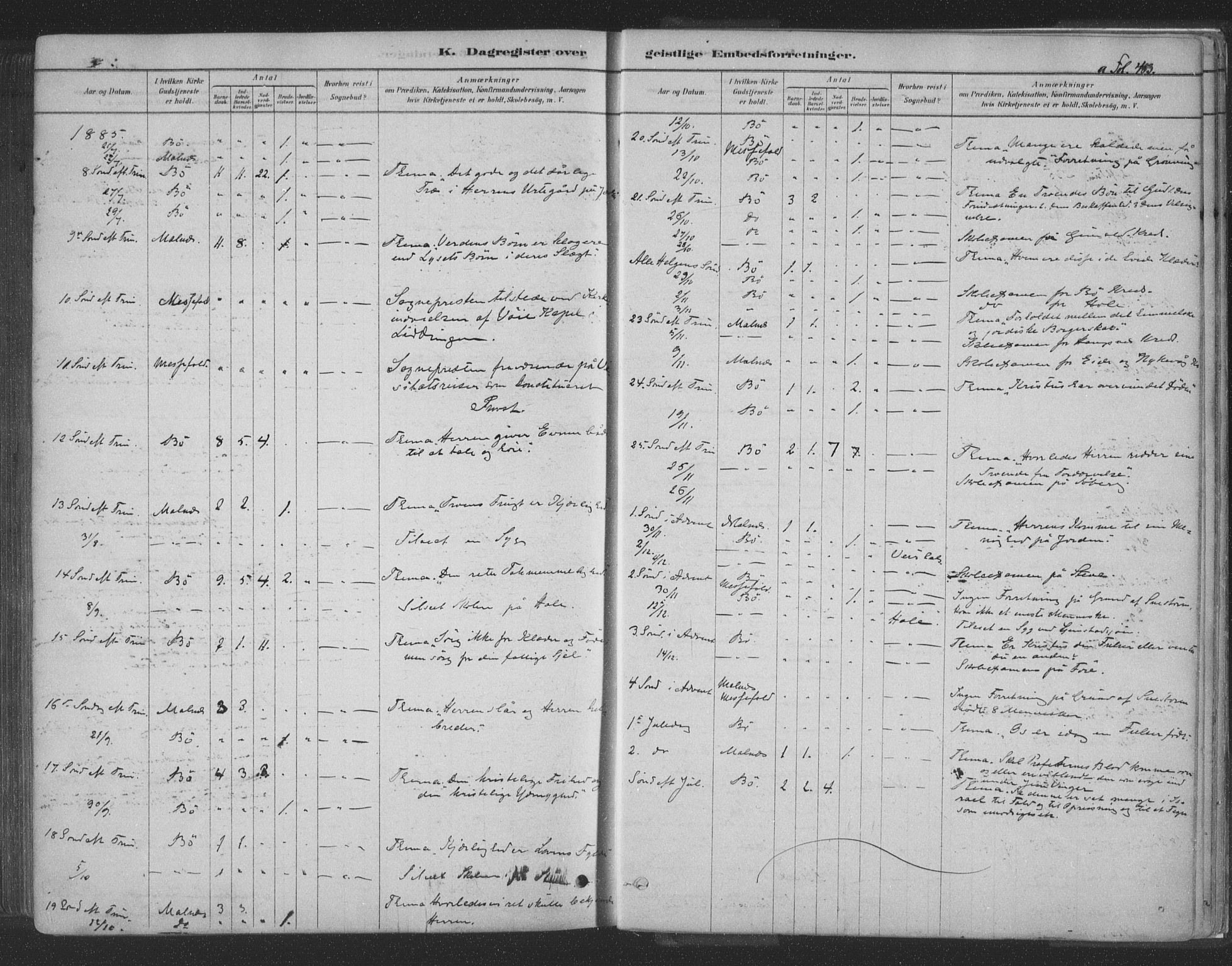 Ministerialprotokoller, klokkerbøker og fødselsregistre - Nordland, AV/SAT-A-1459/891/L1302: Parish register (official) no. 891A07, 1878-1895, p. 483