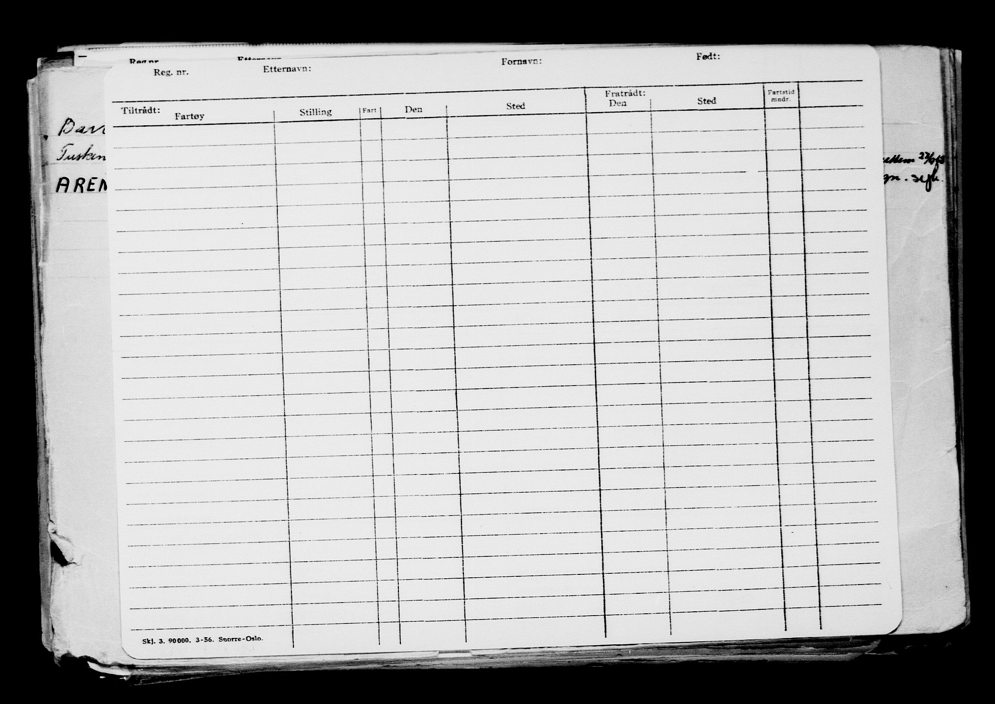 Direktoratet for sjømenn, AV/RA-S-3545/G/Gb/L0166: Hovedkort, 1919, p. 699