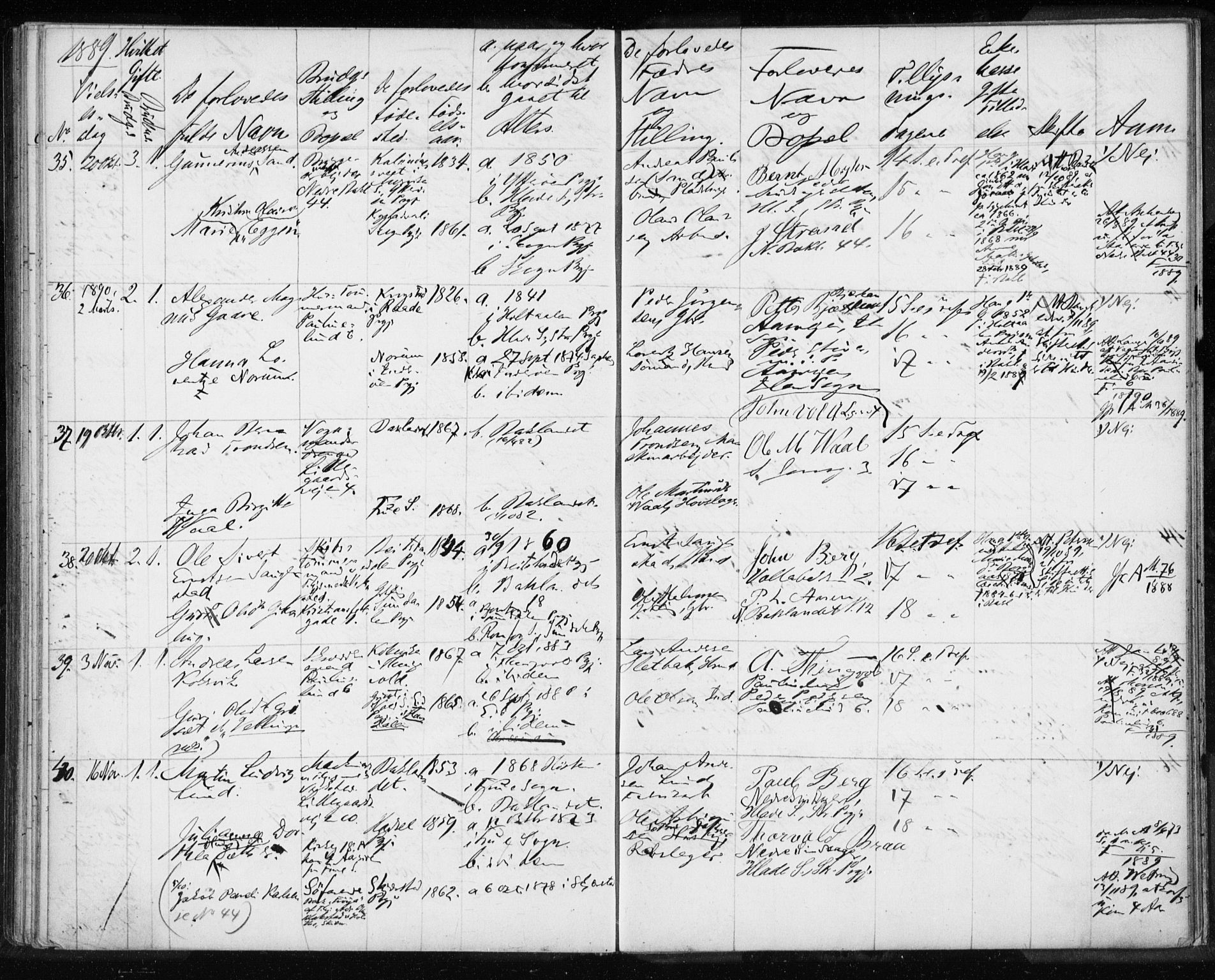 Ministerialprotokoller, klokkerbøker og fødselsregistre - Sør-Trøndelag, AV/SAT-A-1456/604/L0188: Parish register (official) no. 604A11, 1878-1892