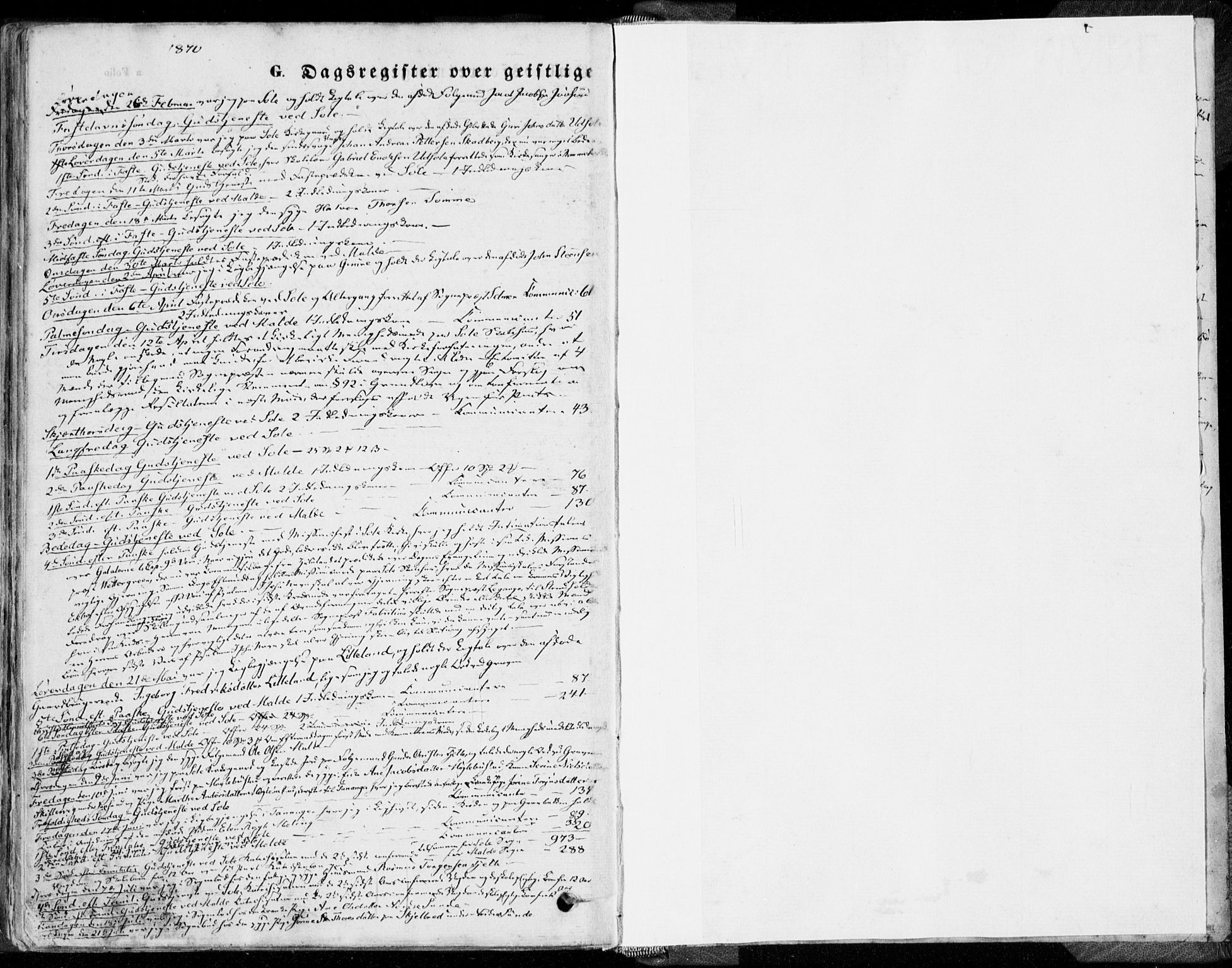 Håland sokneprestkontor, AV/SAST-A-101802/001/30BA/L0008: Parish register (official) no. A 7.2, 1854-1870