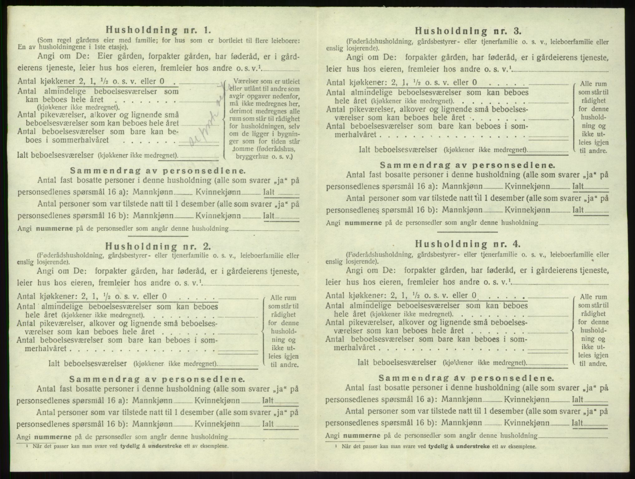 SAB, 1920 census for Balestrand, 1920, p. 682