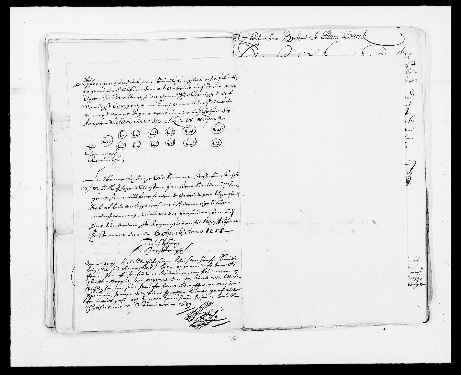 Rentekammeret inntil 1814, Reviderte regnskaper, Fogderegnskap, AV/RA-EA-4092/R08/L0424: Fogderegnskap Aker, 1682-1689, p. 277