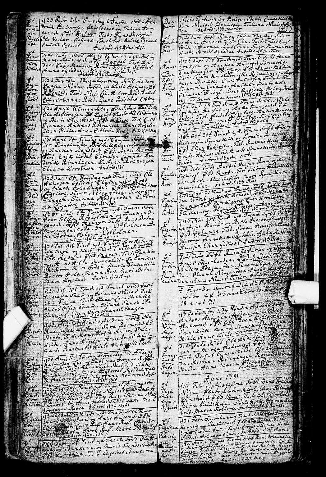 Hvaler prestekontor Kirkebøker, AV/SAO-A-2001/F/Fa/L0003: Parish register (official) no. I 3, 1758-1796, p. 43