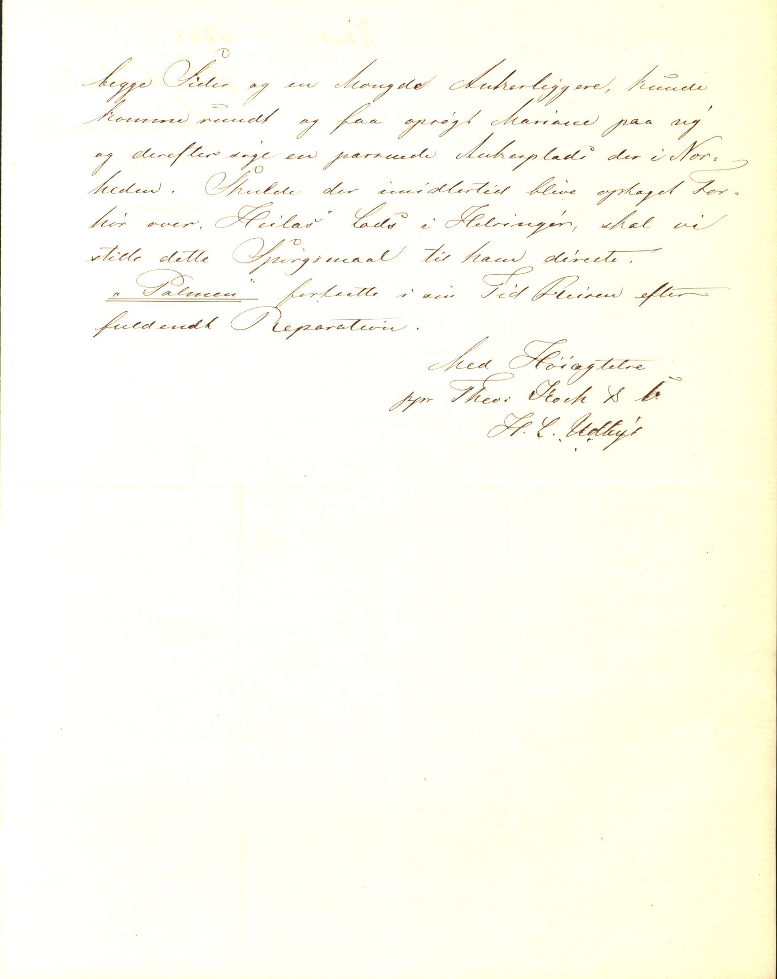 Pa 63 - Østlandske skibsassuranceforening, VEMU/A-1079/G/Ga/L0016/0007: Havaridokumenter / Mariane, Lækna, Luna, L'Union, 1883, p. 41