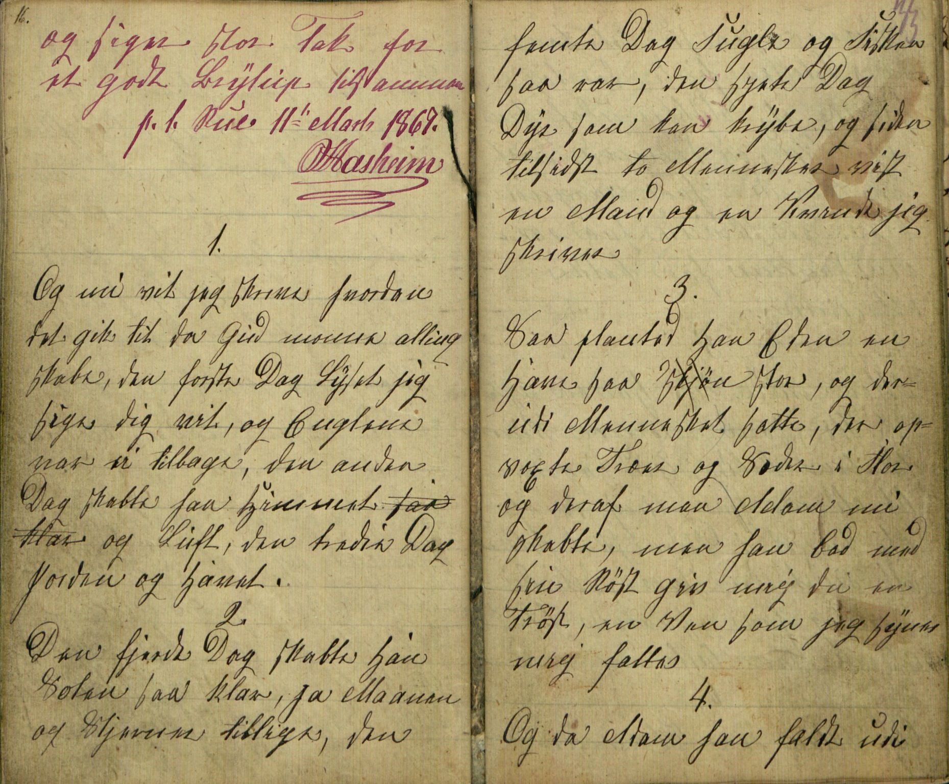 Rikard Berge, TEMU/TGM-A-1003/F/L0005/0018: 160-200 / 177 Handskriven visebok. Tilhører Aasheim af Sigjords Præstegjeld, 1870. Vise, 1870, p. 32-33
