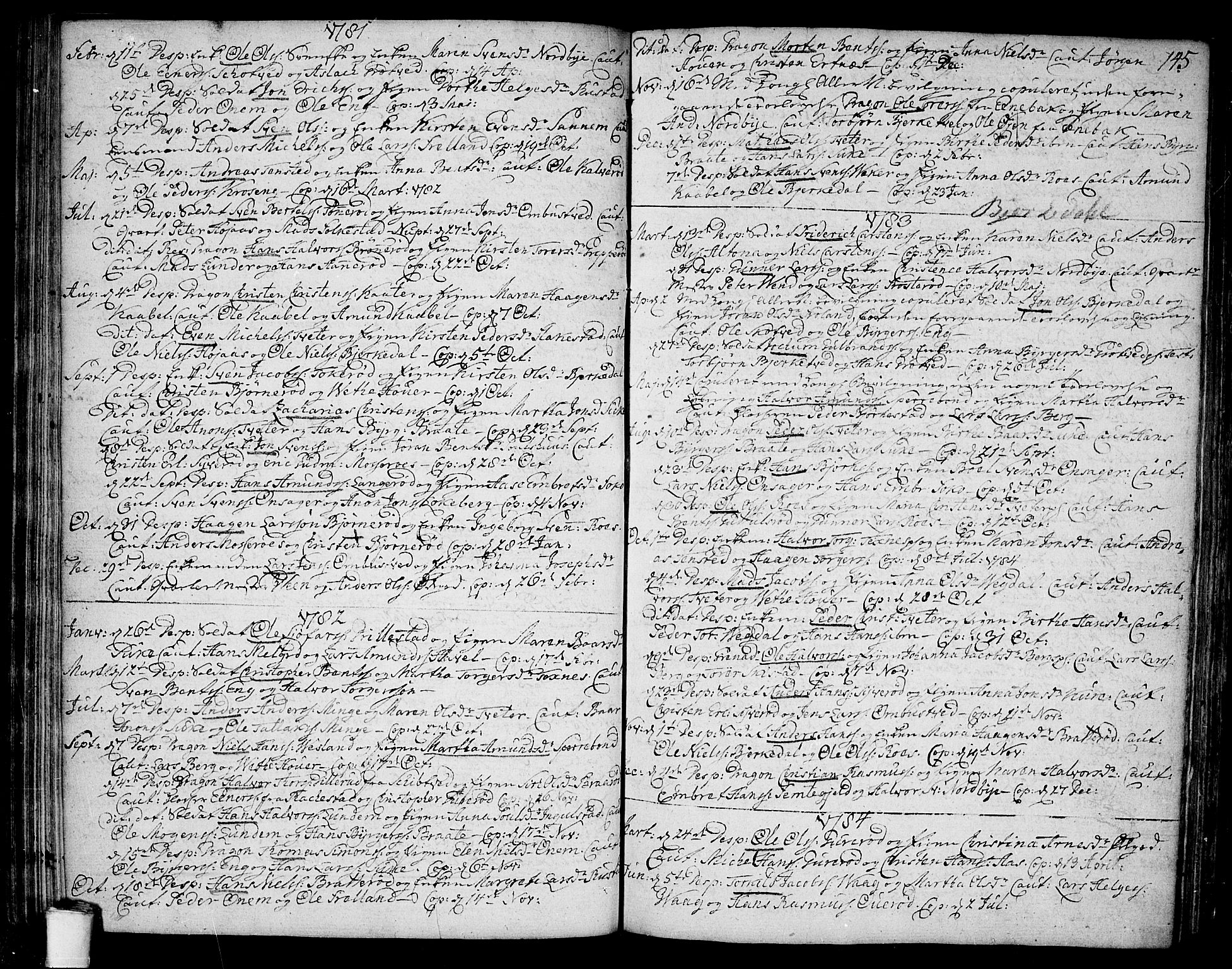 Våler prestekontor Kirkebøker, SAO/A-11083/F/Fa/L0004: Parish register (official) no. I 4, 1771-1815, p. 145