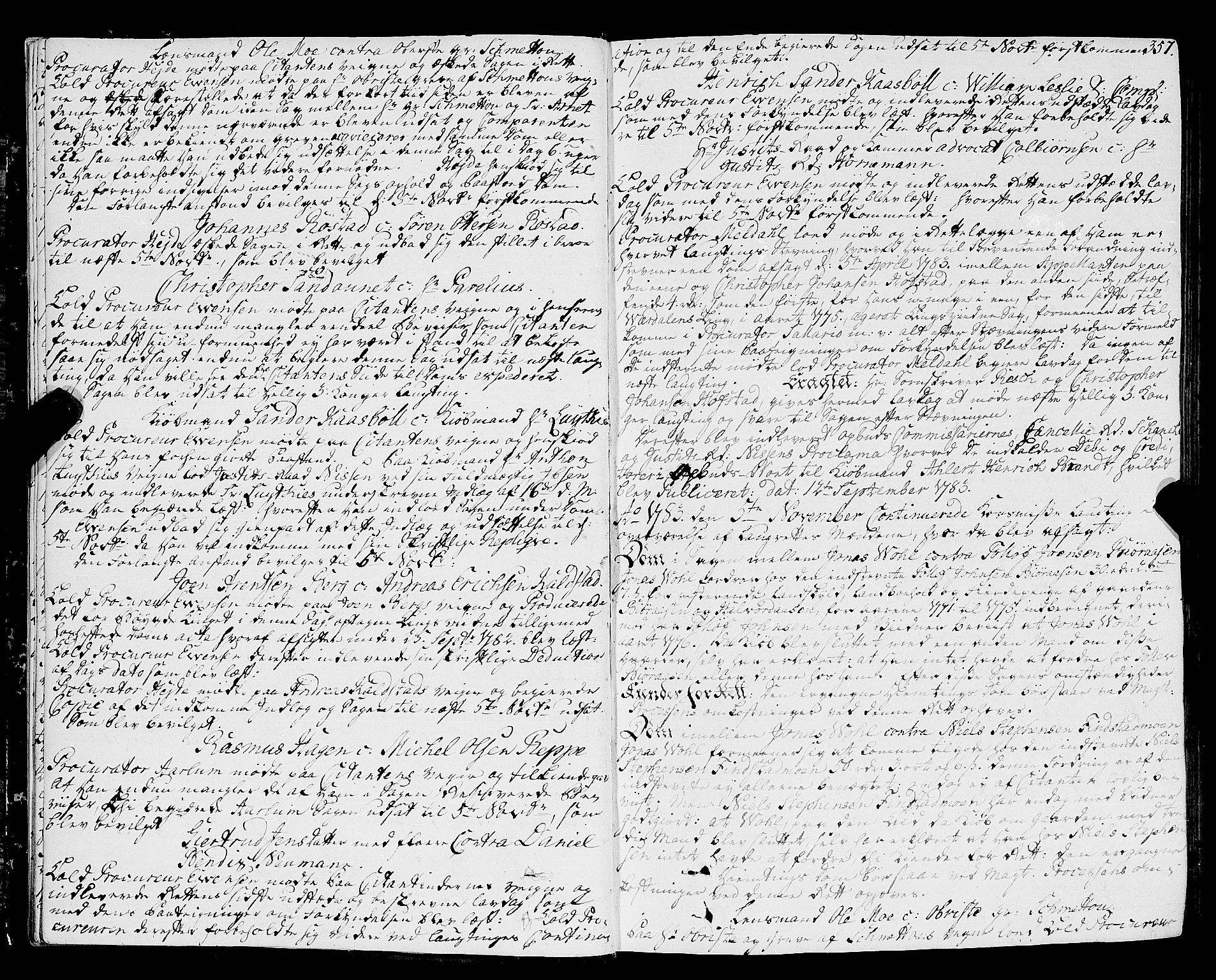 Trondheim lagting, AV/SAT-A-2065, 1783-1797, p. 356b-357a