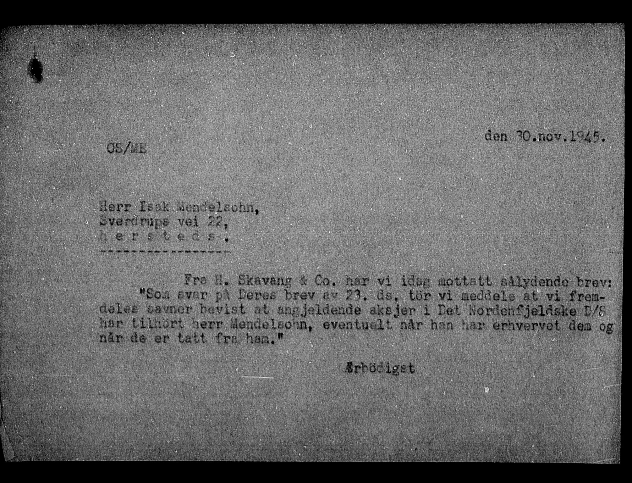 Justisdepartementet, Tilbakeføringskontoret for inndratte formuer, AV/RA-S-1564/H/Hc/Hca/L0909: --, 1945-1947, p. 99