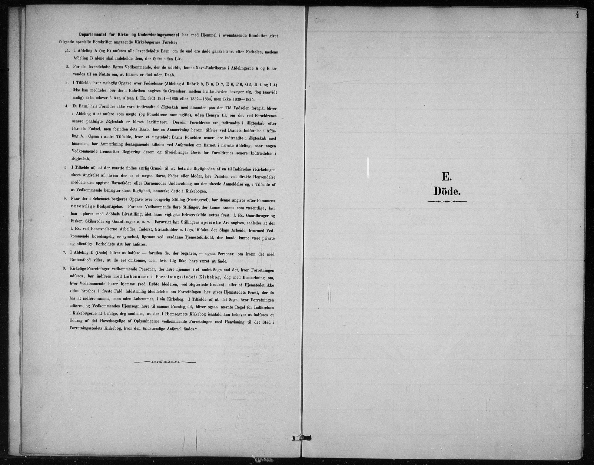 Bergen kommunale pleiehjem - stiftelsespresten, AV/SAB-A-100281: Parish register (official) no. A 5, 1887-1908, p. 4