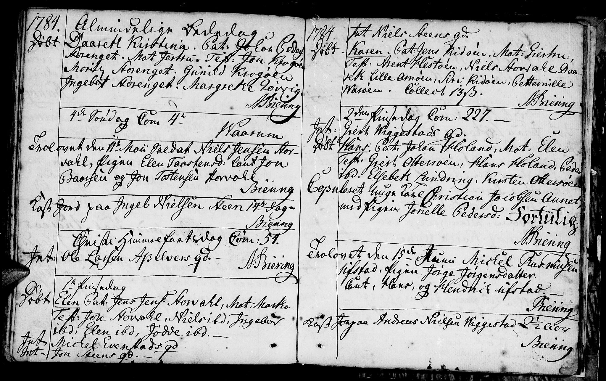 Ministerialprotokoller, klokkerbøker og fødselsregistre - Nord-Trøndelag, AV/SAT-A-1458/784/L0665: Parish register (official) no. 784A01, 1730-1785