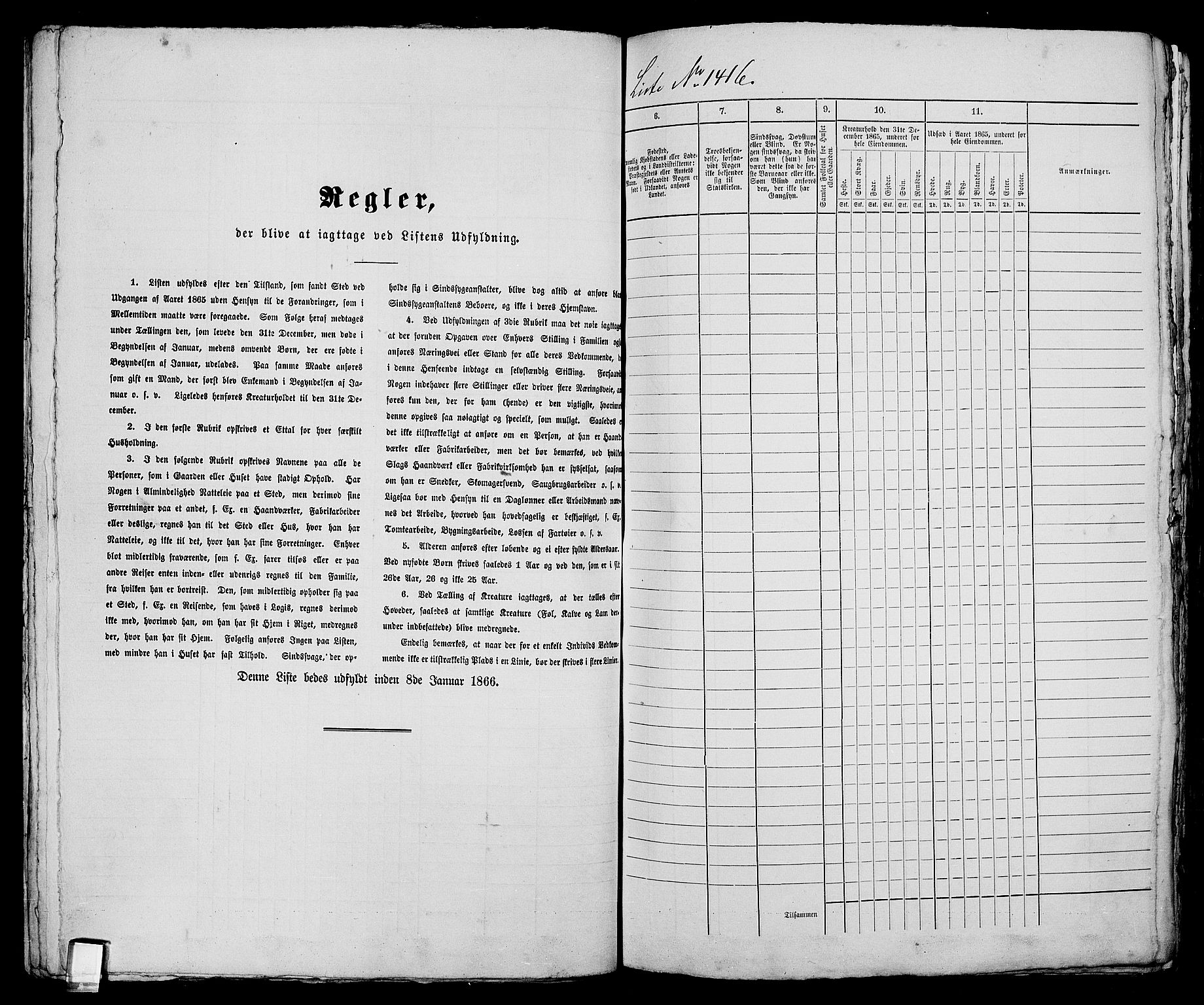 RA, 1865 census for Kristiania, 1865, p. 3220