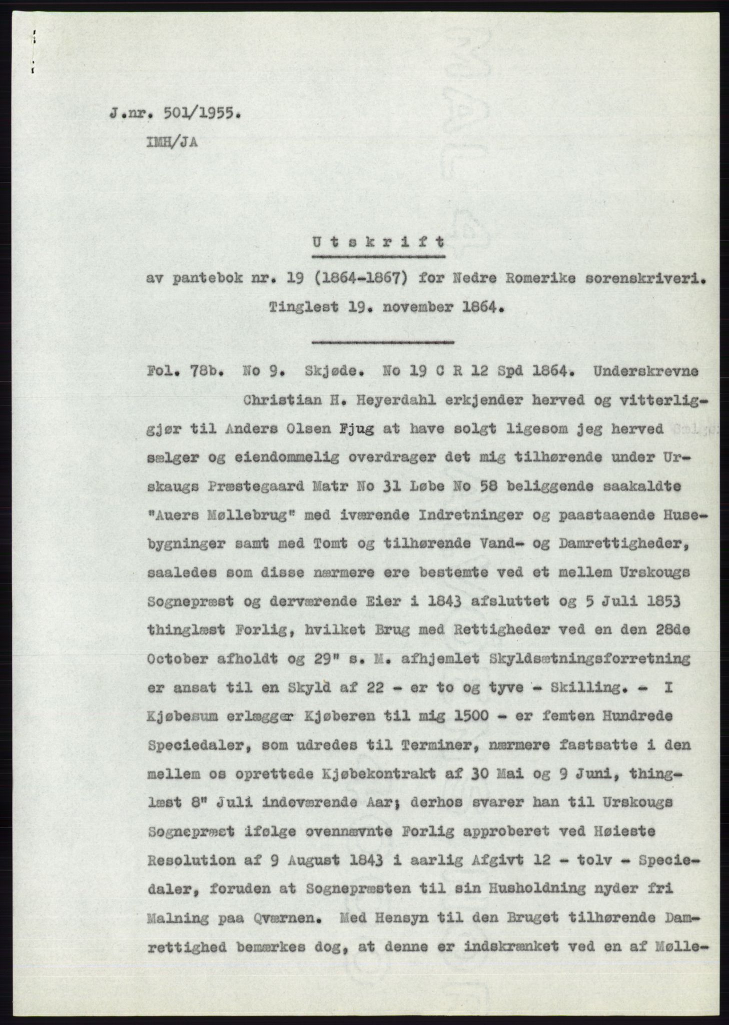 Statsarkivet i Oslo, AV/SAO-A-10621/Z/Zd/L0002: Avskrifter, j.nr 5-691/1955, 1955, p. 358