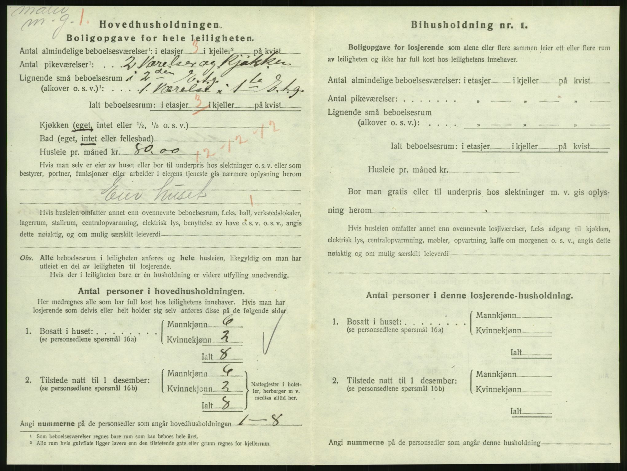 SAT, 1920 census for Molde, 1920, p. 1008