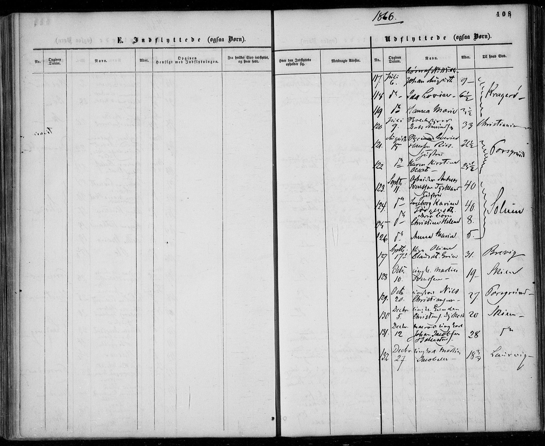 Gjerpen kirkebøker, SAKO/A-265/F/Fa/L0008b: Parish register (official) no. I 8B, 1857-1871, p. 408