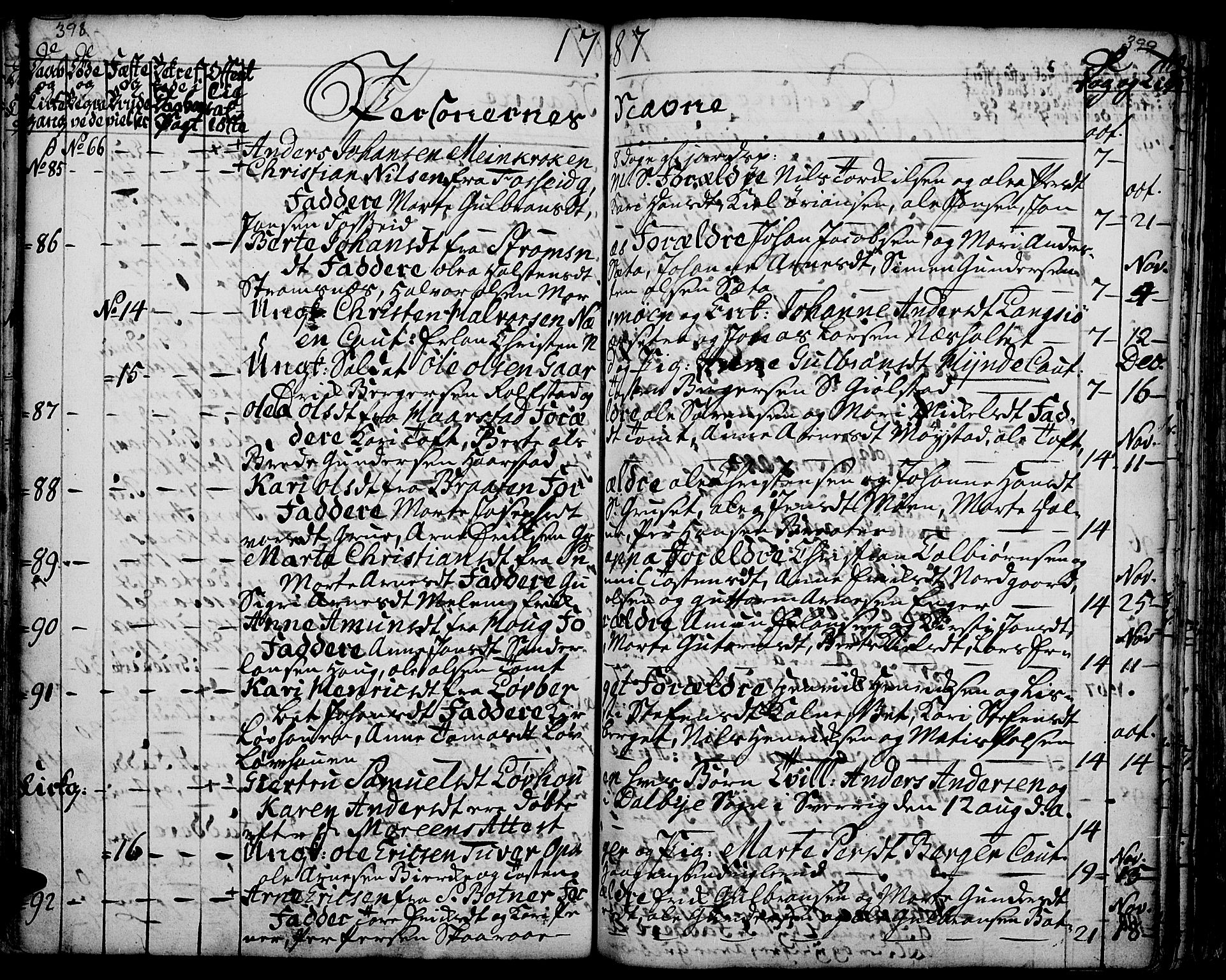 Grue prestekontor, AV/SAH-PREST-036/H/Ha/Haa/L0003: Parish register (official) no. 3, 1774-1792, p. 398-399