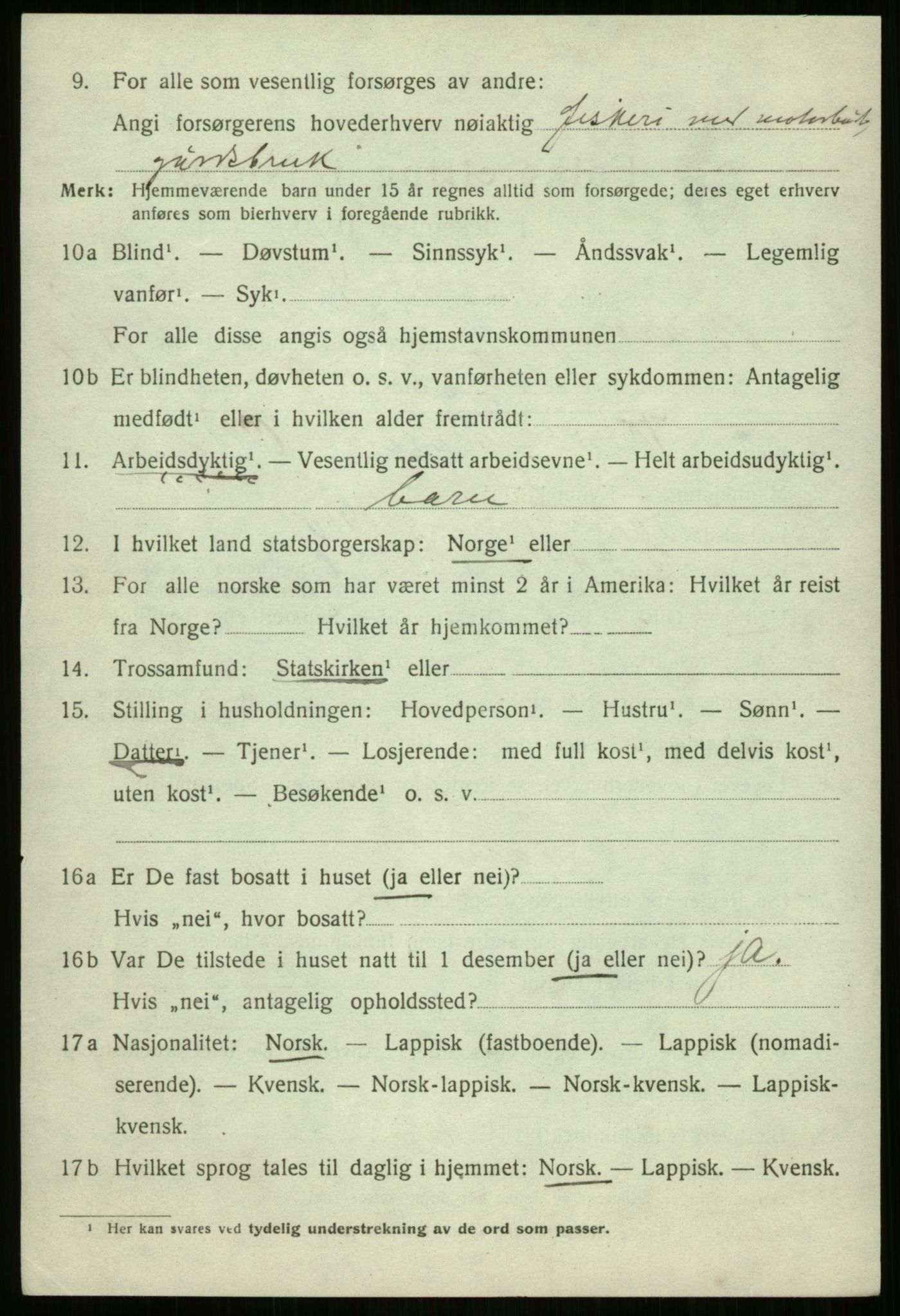 SATØ, 1920 census for Bjarkøy, 1920, p. 2270