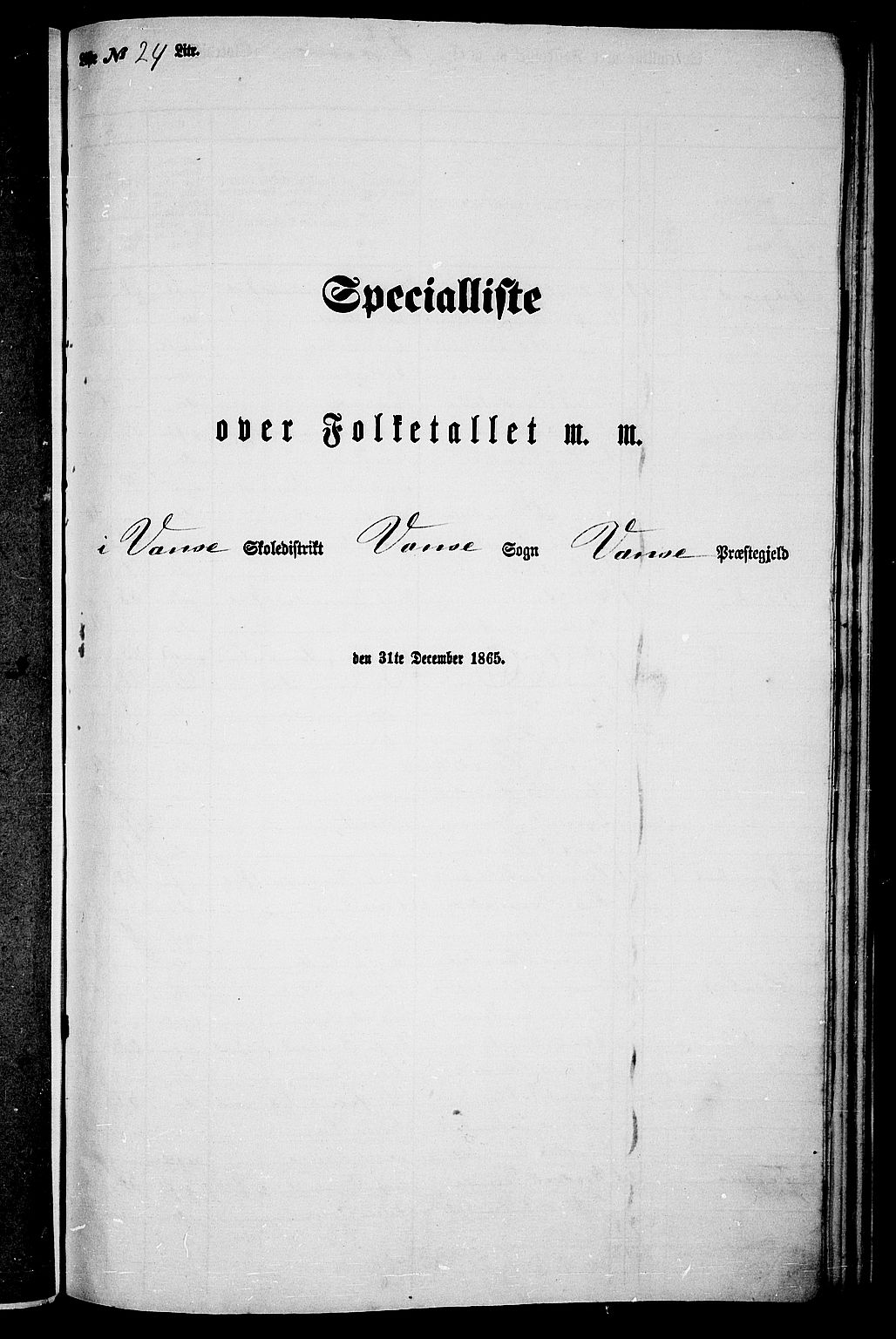 RA, 1865 census for Vanse/Vanse og Farsund, 1865, p. 233