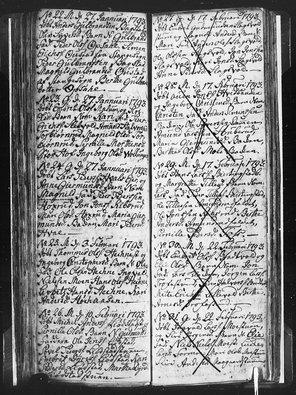 Romedal prestekontor, AV/SAH-PREST-004/L/L0001: Parish register (copy) no. 1, 1785-1794, p. 66