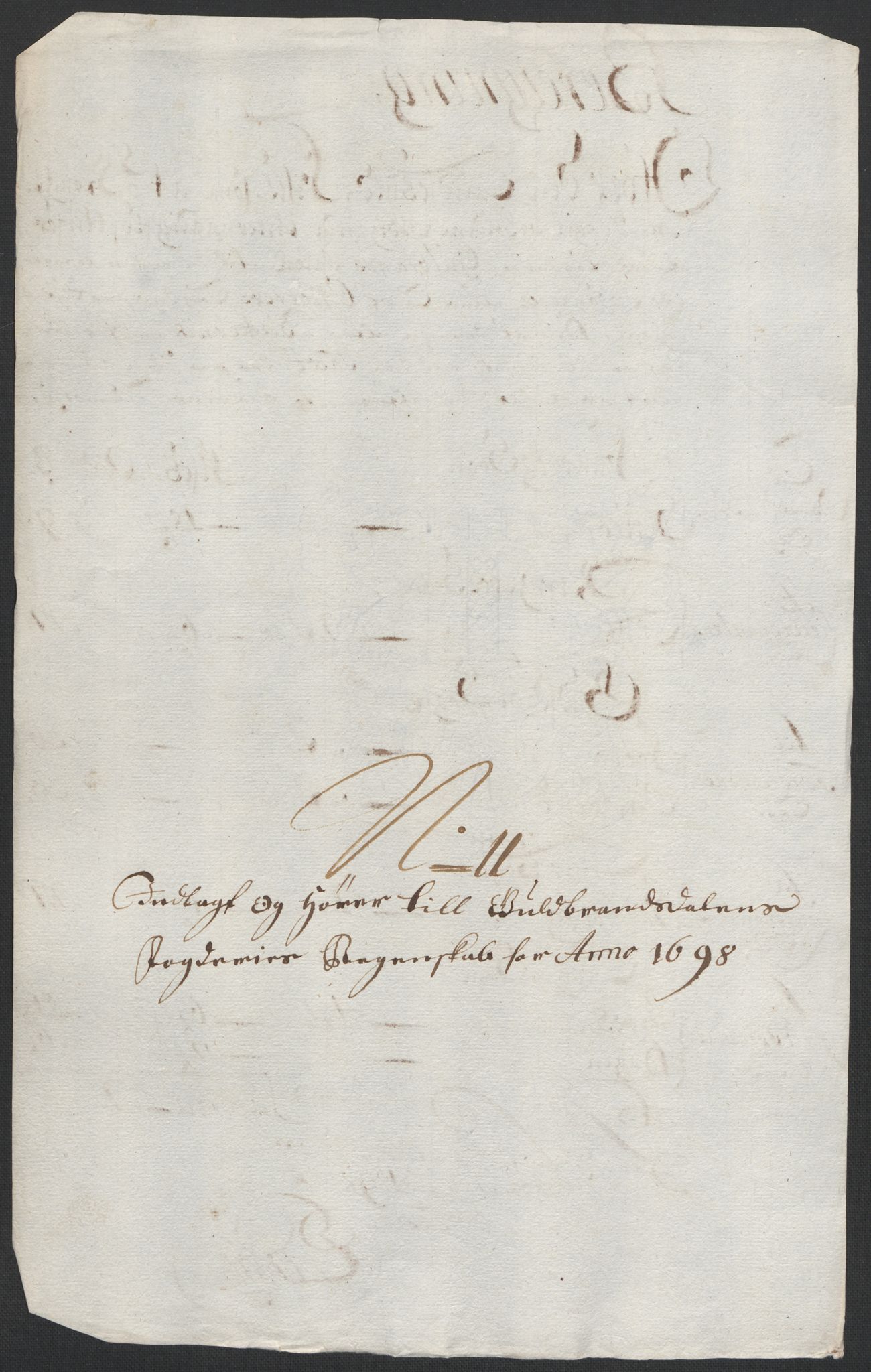 Rentekammeret inntil 1814, Reviderte regnskaper, Fogderegnskap, RA/EA-4092/R17/L1171: Fogderegnskap Gudbrandsdal, 1698, p. 127