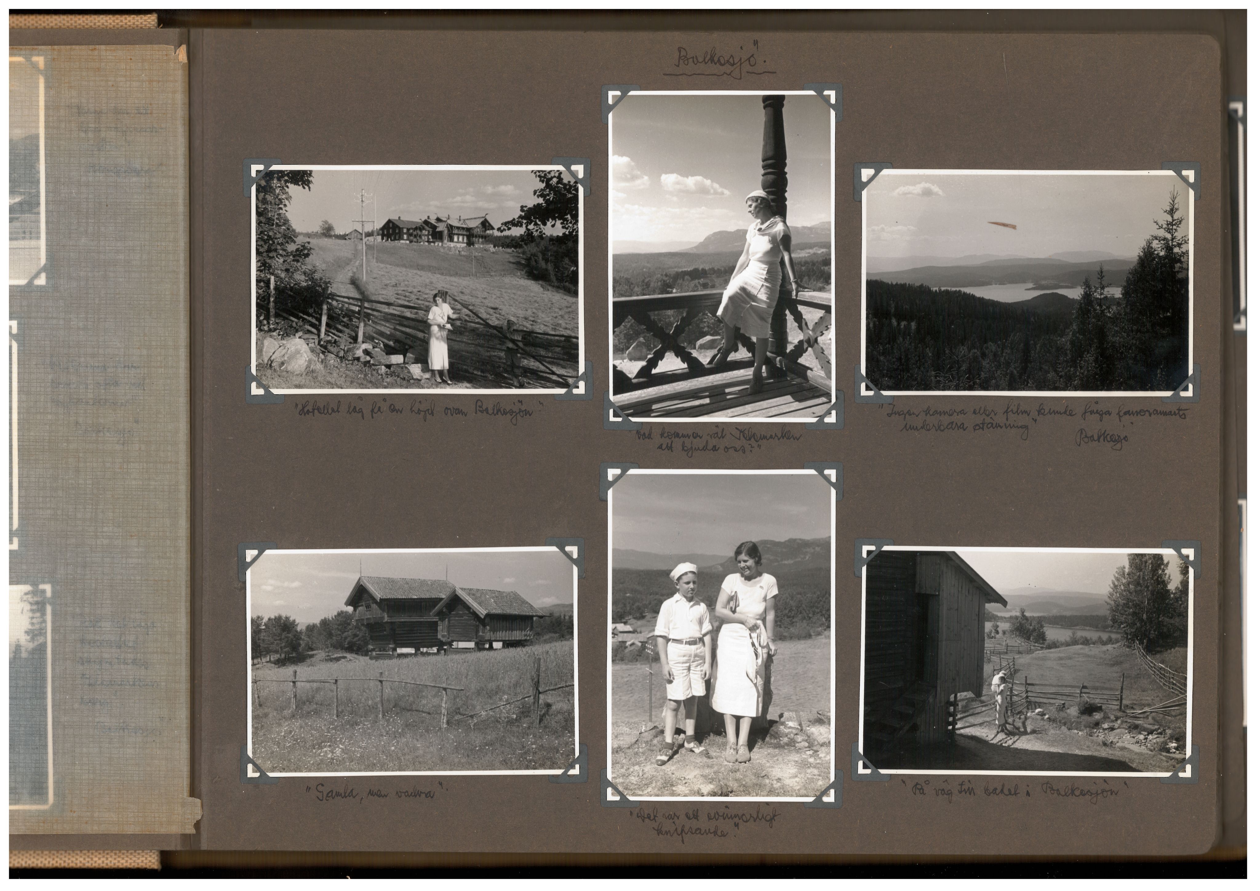 Familien Malmros' på reise i Norge - fotoalbum, SAB/SAB/PA-0313/U/L0001: Fotoalbum, 1935, p. 5
