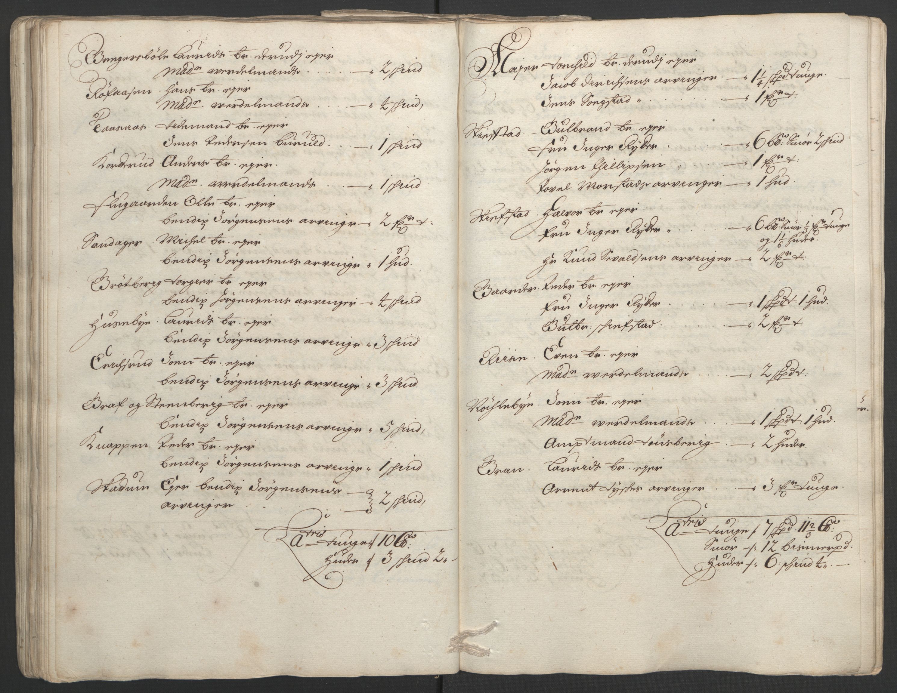 Rentekammeret inntil 1814, Reviderte regnskaper, Fogderegnskap, AV/RA-EA-4092/R18/L1292: Fogderegnskap Hadeland, Toten og Valdres, 1693-1694, p. 326