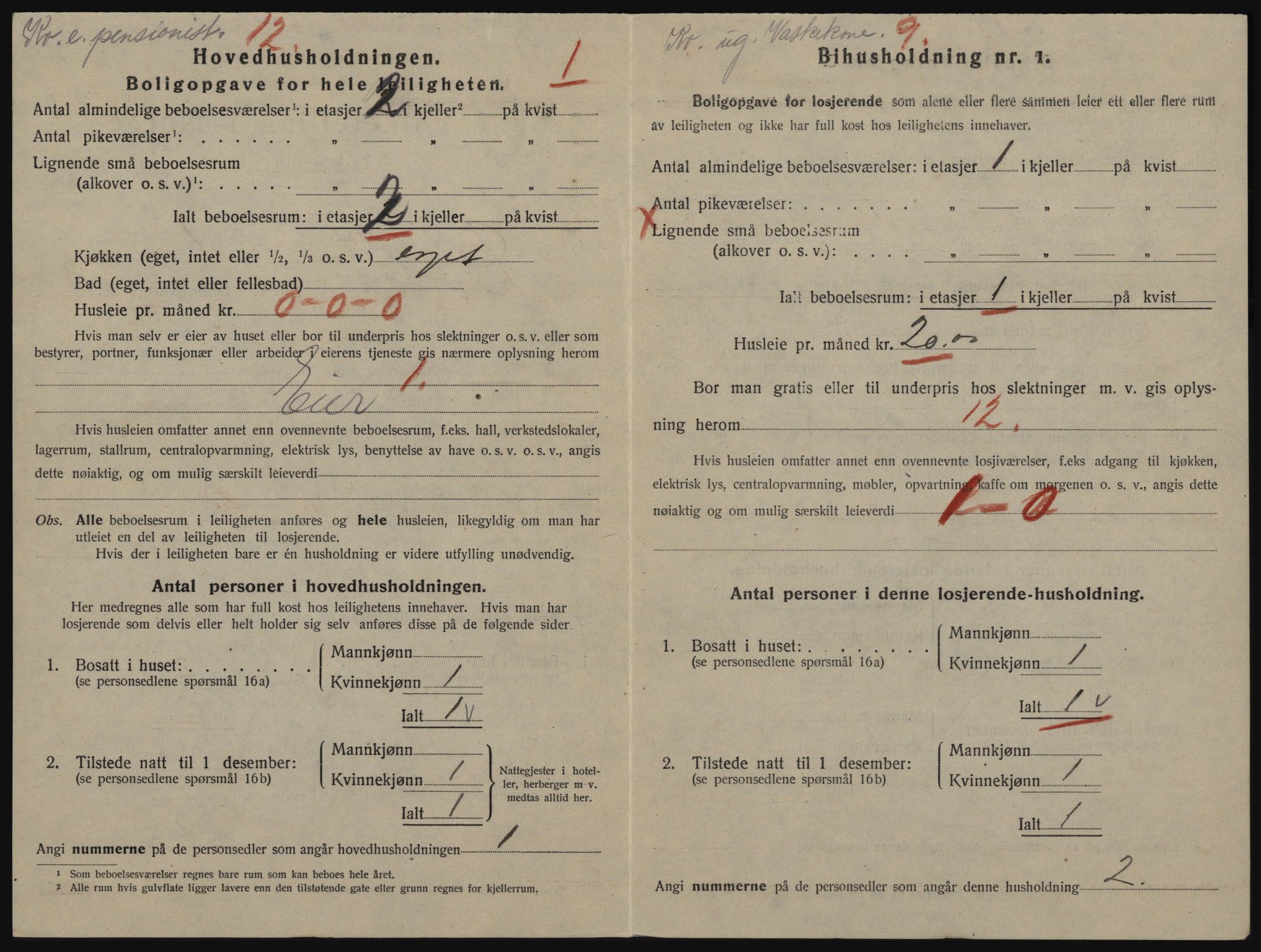 SAO, 1920 census for Drøbak, 1920, p. 1188