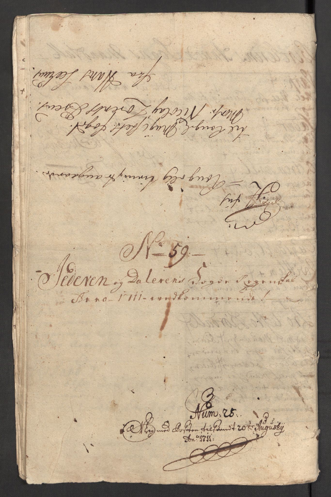 Rentekammeret inntil 1814, Reviderte regnskaper, Fogderegnskap, AV/RA-EA-4092/R46/L2735: Fogderegnskap Jæren og Dalane, 1711, p. 468