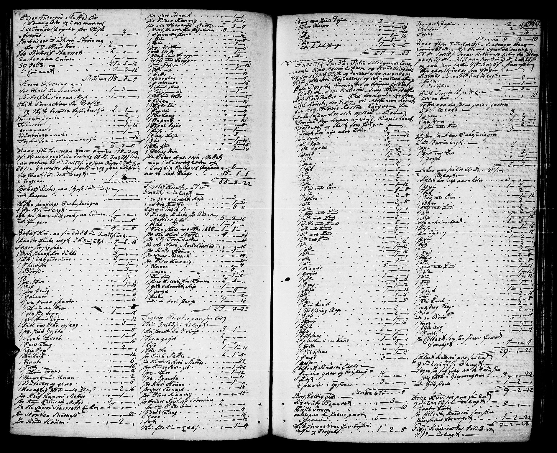 Romsdal sorenskriveri, AV/SAT-A-4149/1/3/3A/L0007: Skifteprotokoll, 1740-1751, p. 388b-389a