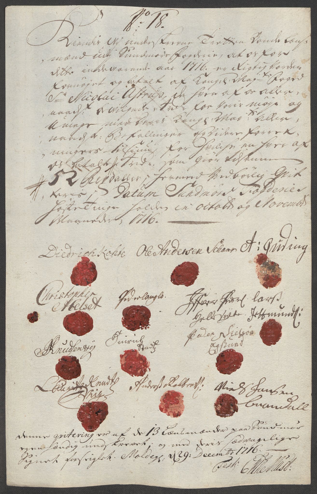 Rentekammeret inntil 1814, Reviderte regnskaper, Fogderegnskap, RA/EA-4092/R54/L3568: Fogderegnskap Sunnmøre, 1716, p. 129
