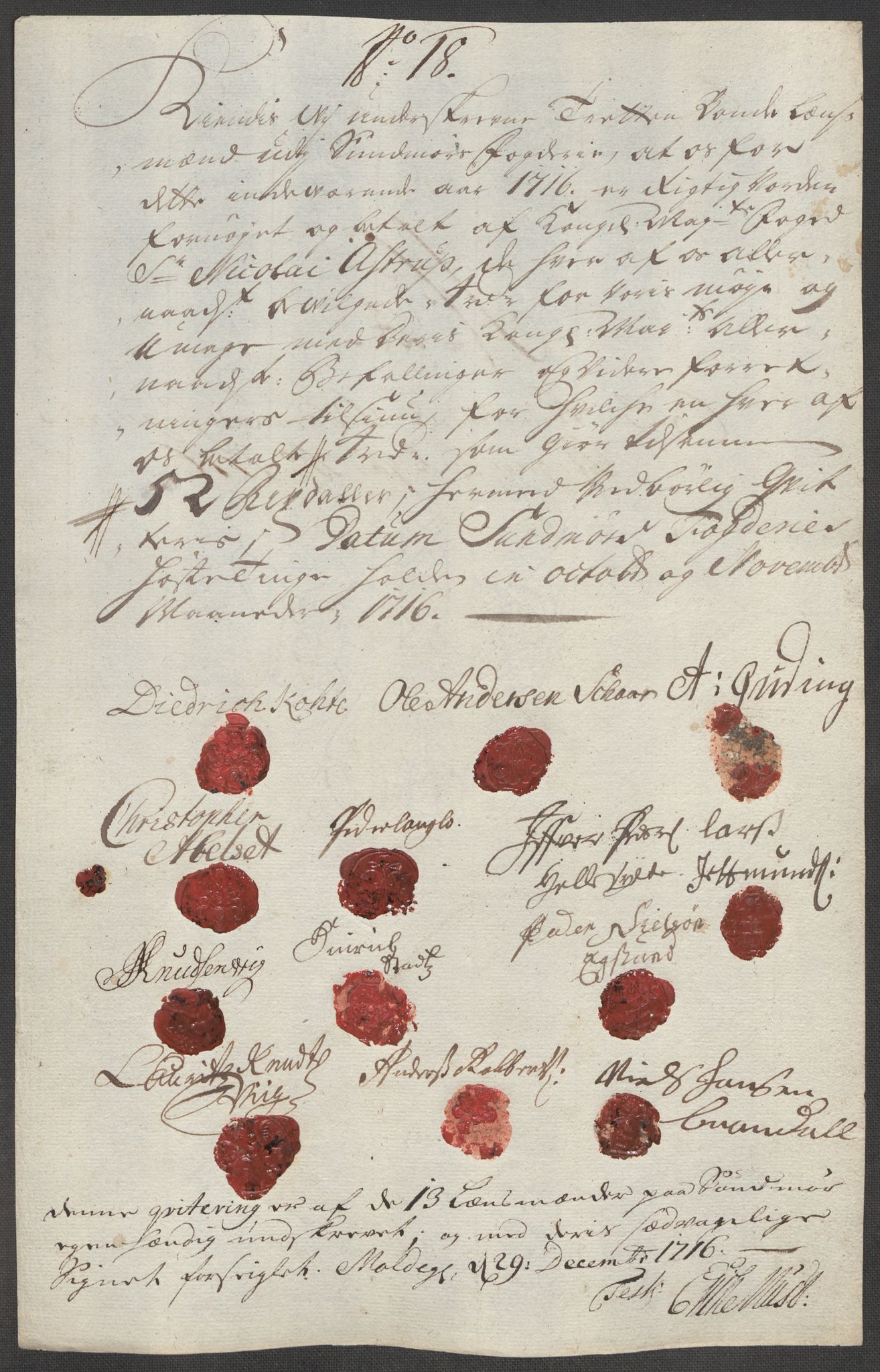 Rentekammeret inntil 1814, Reviderte regnskaper, Fogderegnskap, AV/RA-EA-4092/R54/L3568: Fogderegnskap Sunnmøre, 1716, p. 129