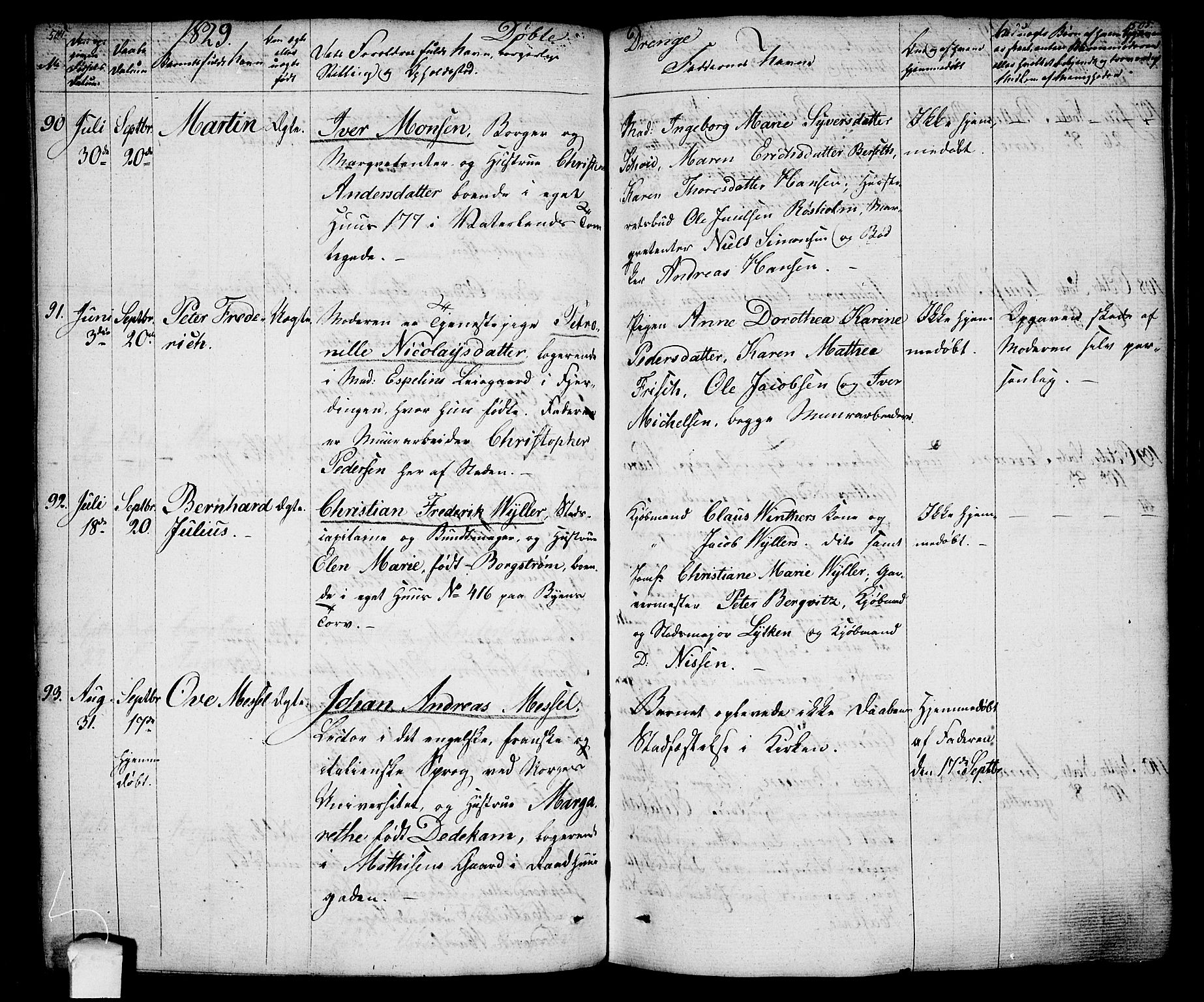 Oslo domkirke Kirkebøker, SAO/A-10752/F/Fa/L0010: Parish register (official) no. 10, 1824-1830, p. 504-505