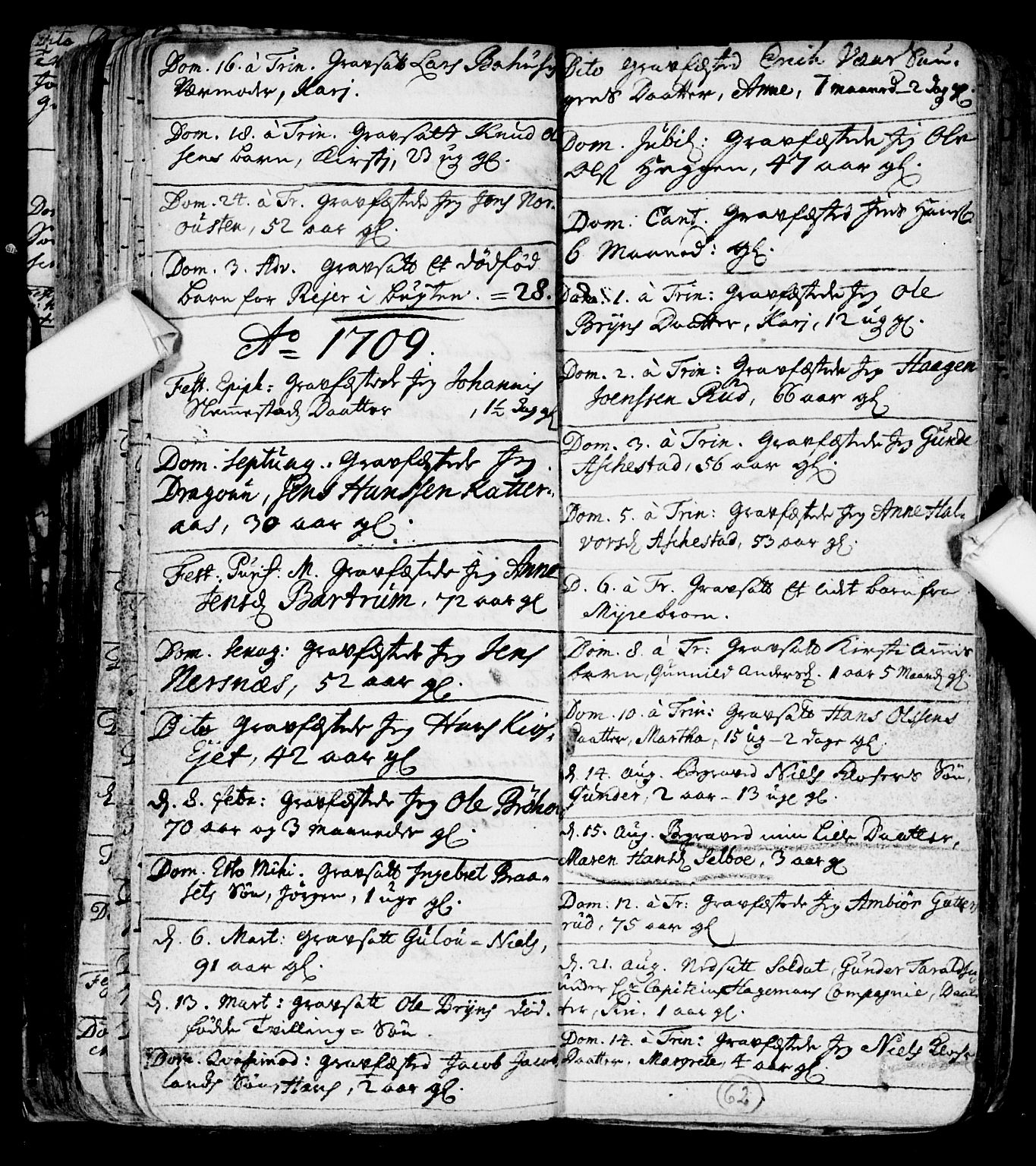 Røyken kirkebøker, SAKO/A-241/F/Fa/L0001: Parish register (official) no. 1, 1701-1730, p. 62