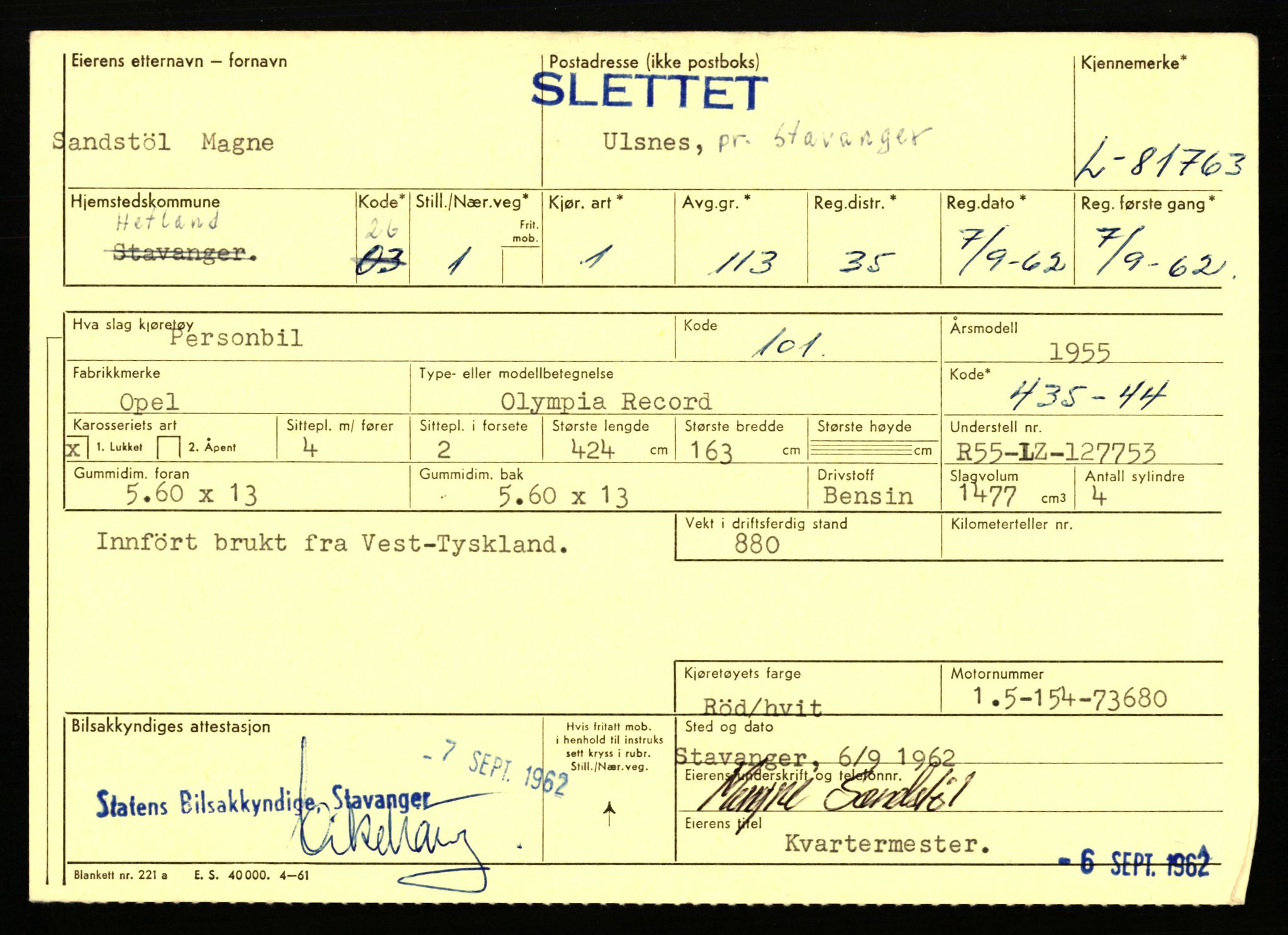 Stavanger trafikkstasjon, AV/SAST-A-101942/0/F/L0071: L-80500 - L-82199, 1930-1971, p. 2145