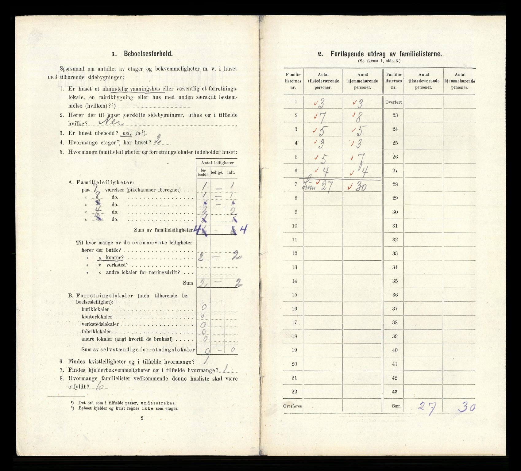 RA, 1910 census for Bergen, 1910, p. 732