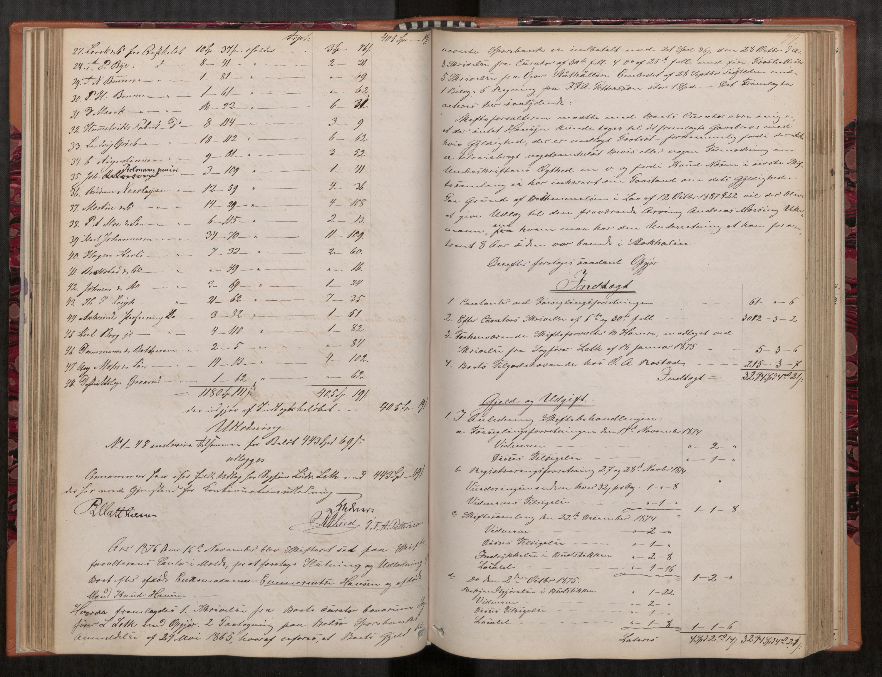 Molde byfogd, AV/SAT-A-0025/3/3Ab/L0002: Skifteutlodningsprotokoll, 1867-1903, p. 79