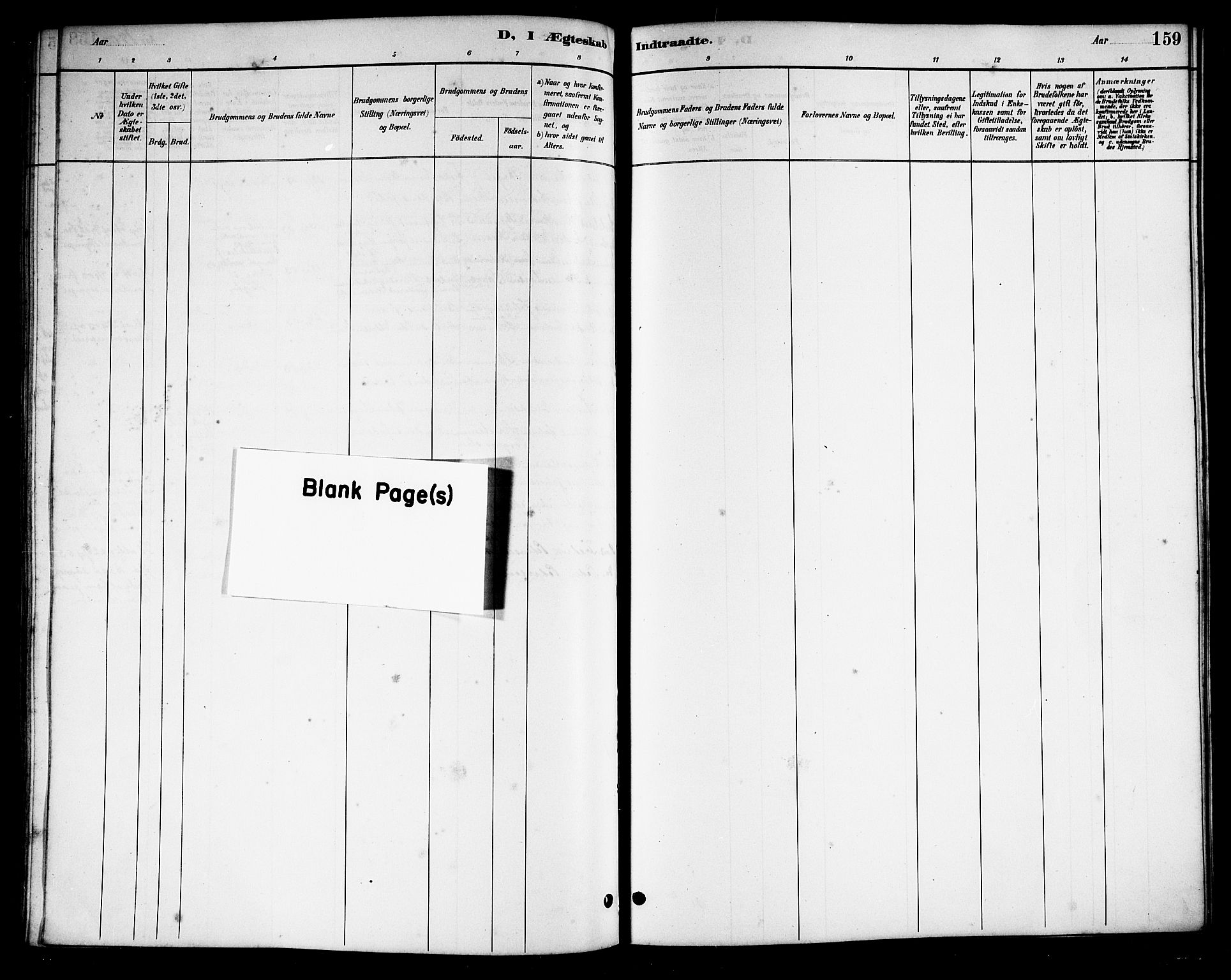 Ministerialprotokoller, klokkerbøker og fødselsregistre - Nordland, SAT/A-1459/813/L0213: Parish register (copy) no. 813C05, 1887-1903, p. 159