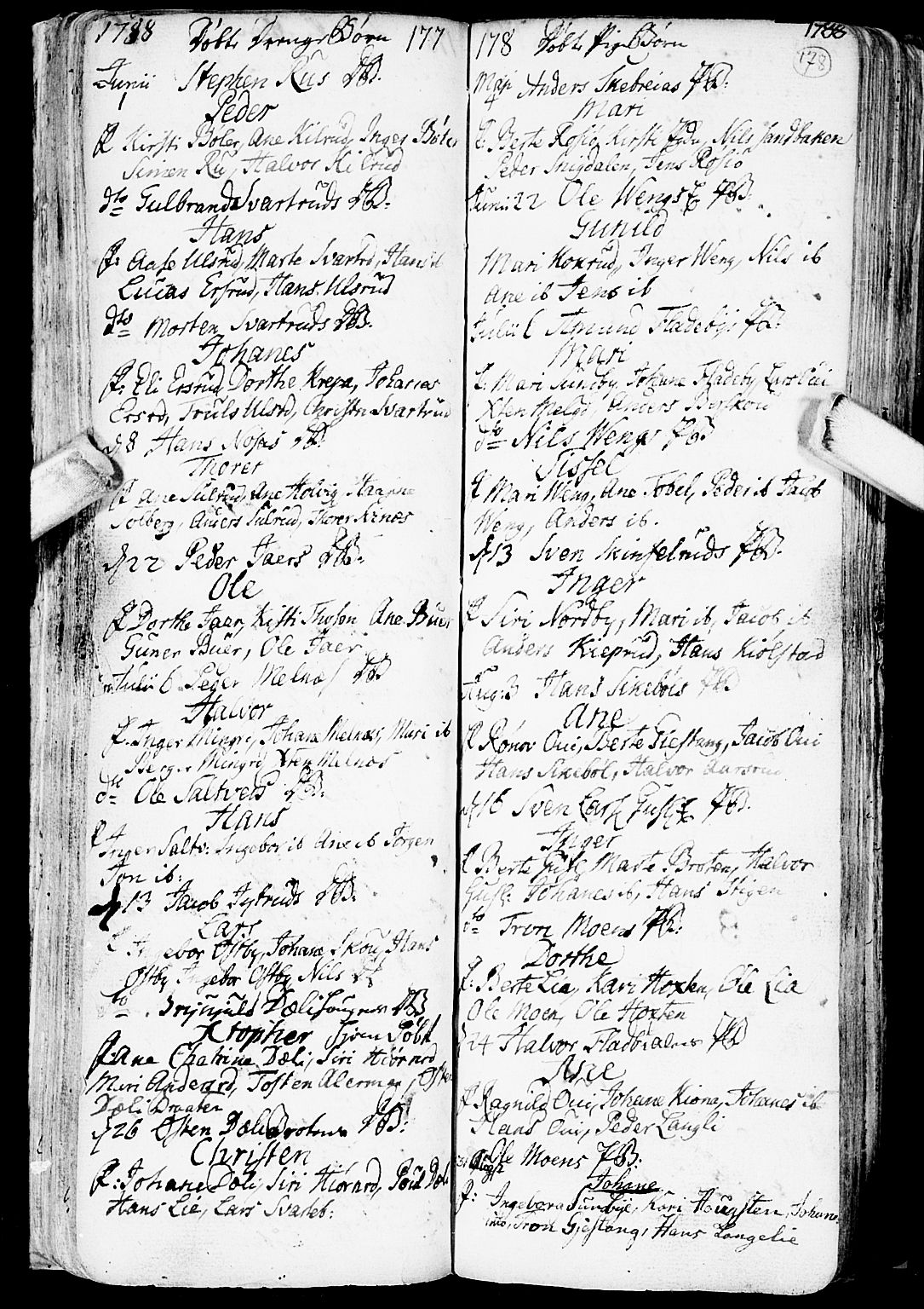 Enebakk prestekontor Kirkebøker, SAO/A-10171c/F/Fa/L0002: Parish register (official) no. I 2, 1755-1806, p. 177-178