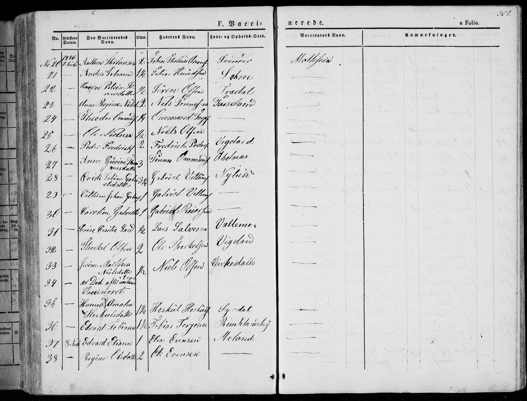 Sør-Audnedal sokneprestkontor, AV/SAK-1111-0039/F/Fa/Fab/L0006: Parish register (official) no. A 6, 1829-1855, p. 302