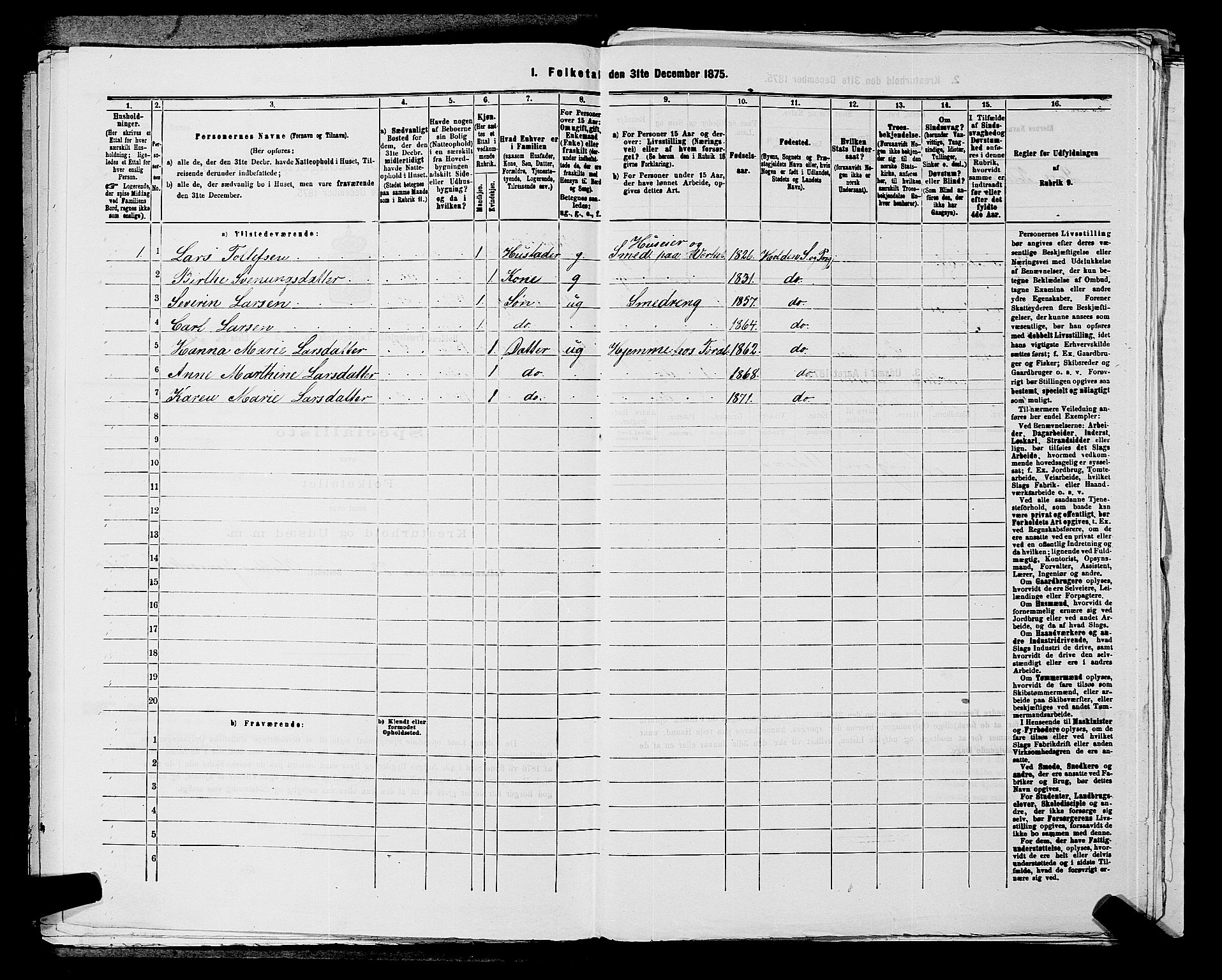 SAKO, 1875 census for 0819P Holla, 1875, p. 385